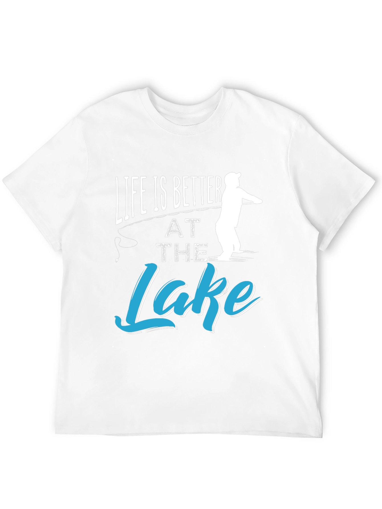 Black Life is Better at the Lake Fishing T-Shirt view 12