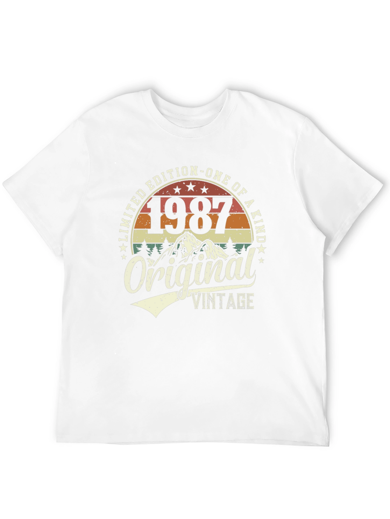 Black 1987 Vintage Limited Edition T-Shirt view 12