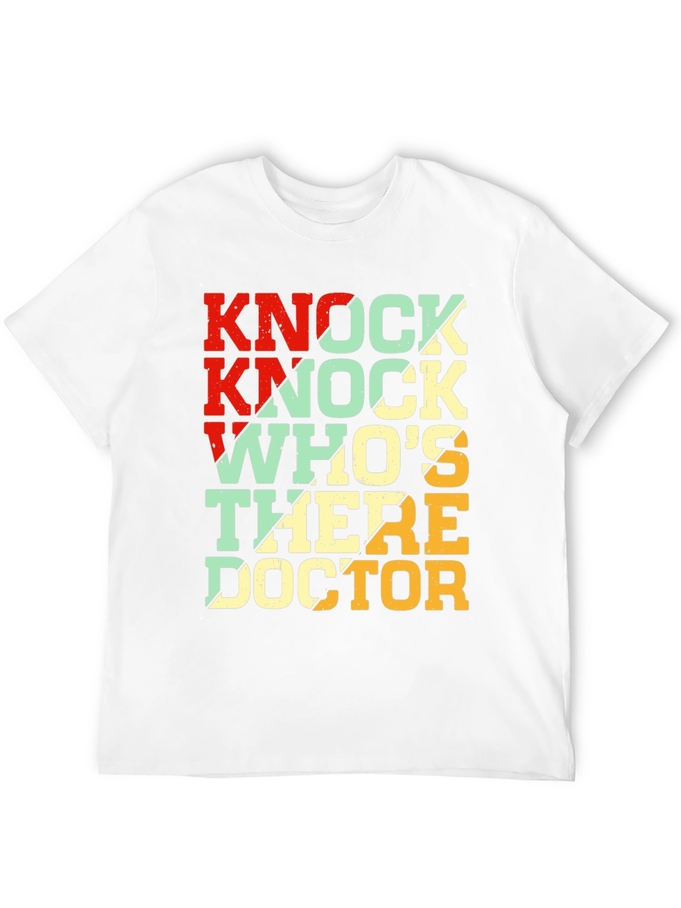 Black Knock Knock Doctor T-Shirt - Funny Humor Tee view 12