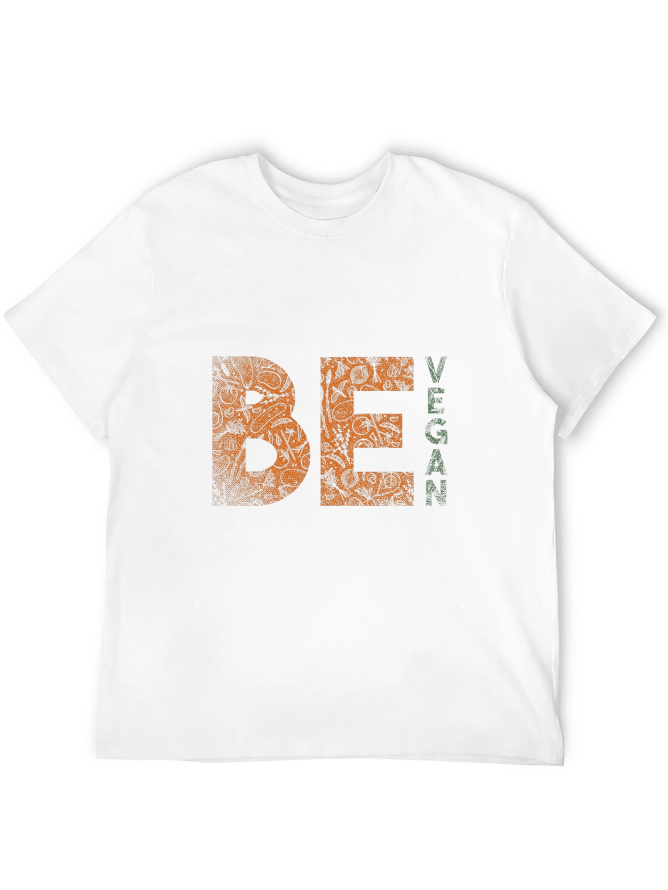 Black Be Vegan T-Shirt - Black Tee view 12
