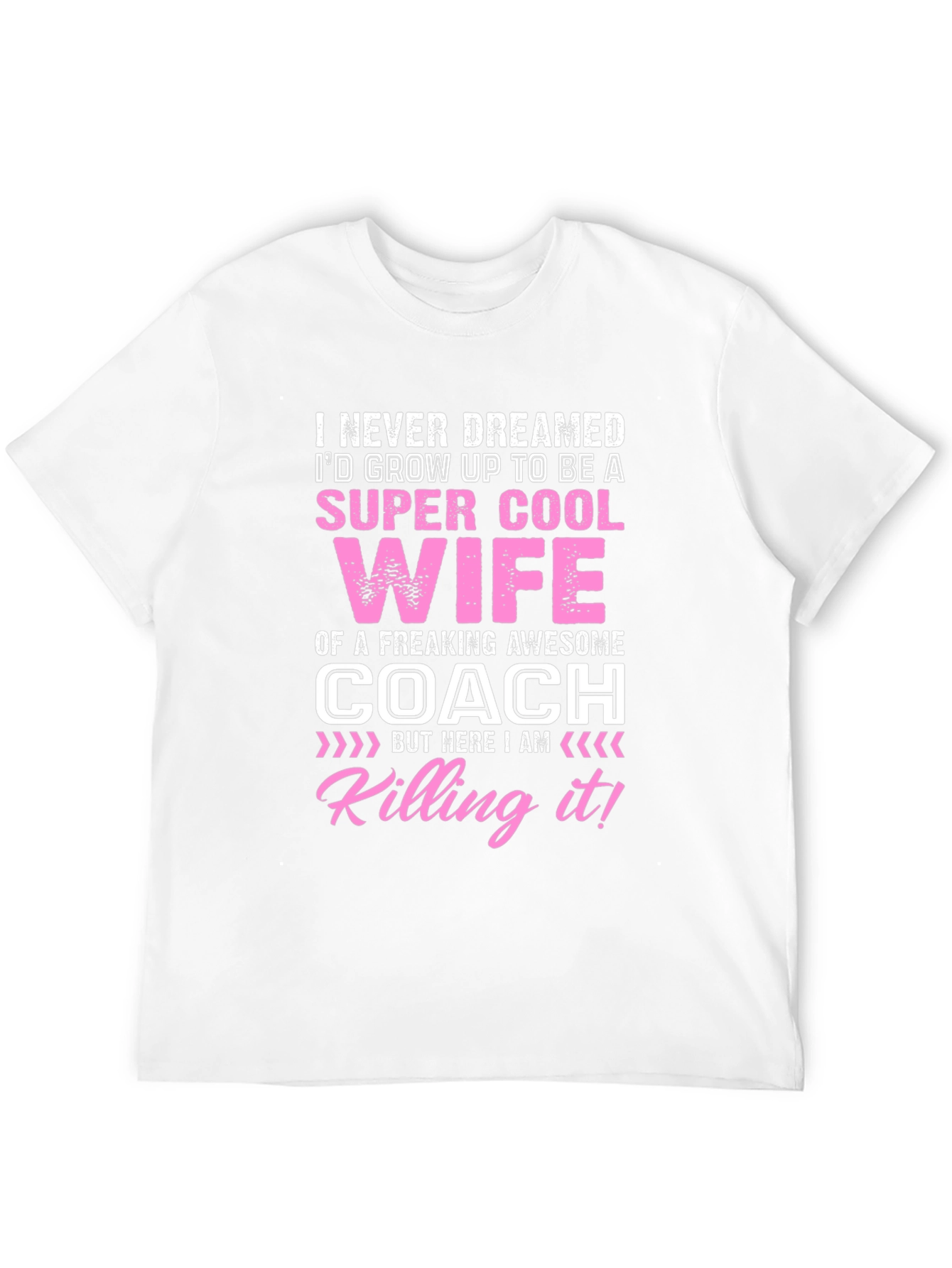 Black Super Cool Coach Wife Graphic T-Shirt view 12
