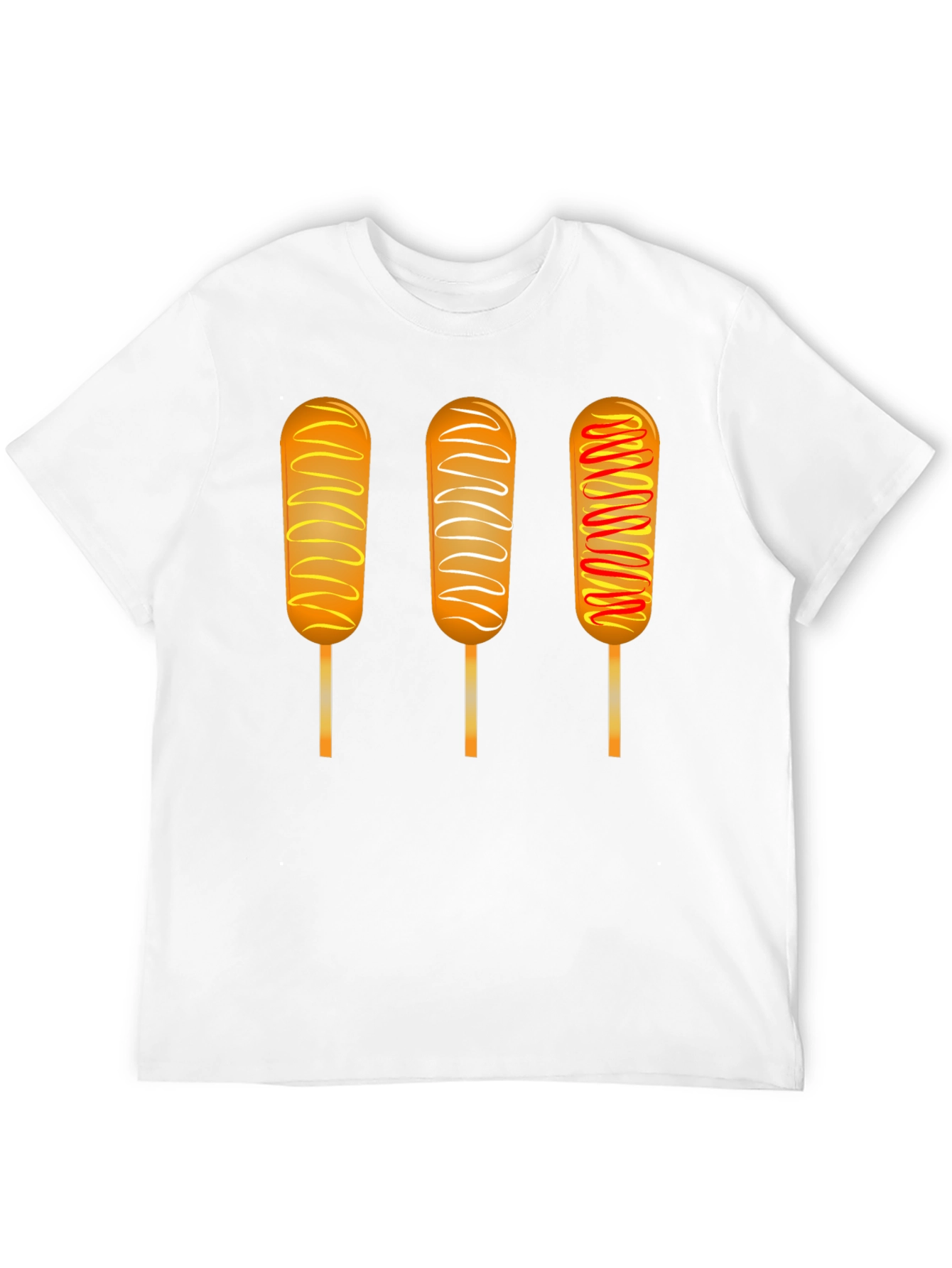 Black Corn Dog T-Shirt: Unique Foodie Graphic Tee view 12