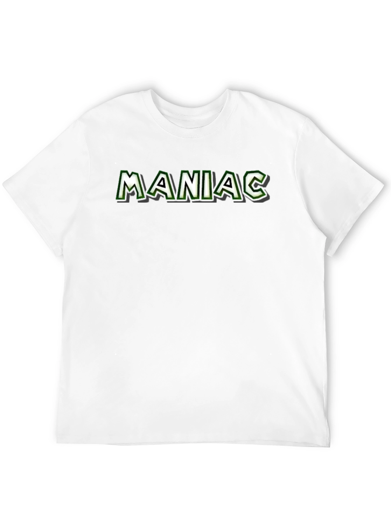 Maniac Graphic Tee - Black Cotton Blend T-Shirt - 12