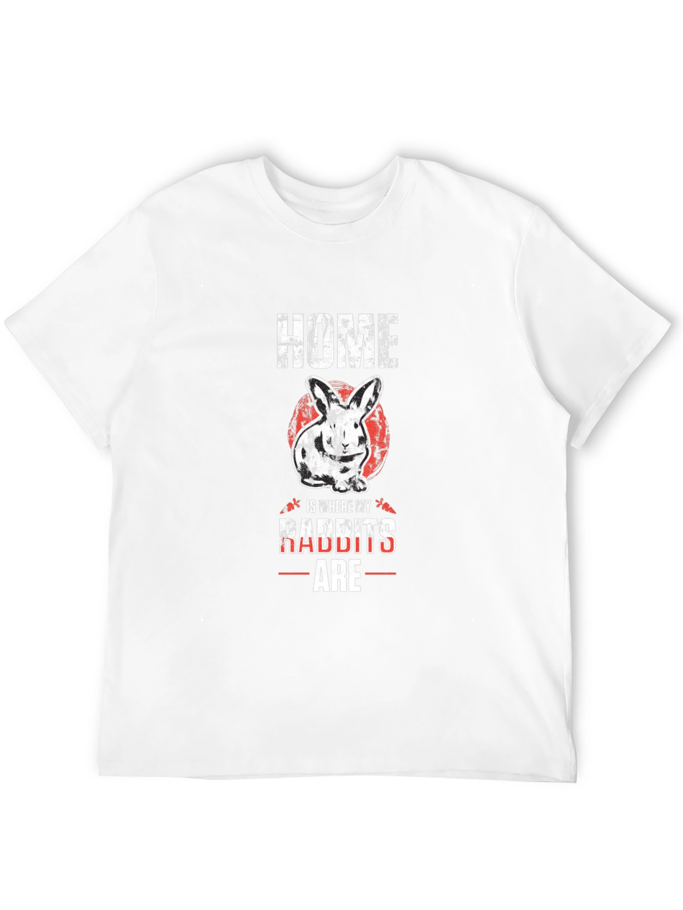 Black Home is Where My Rabbits Are - Graphic Tee view 12