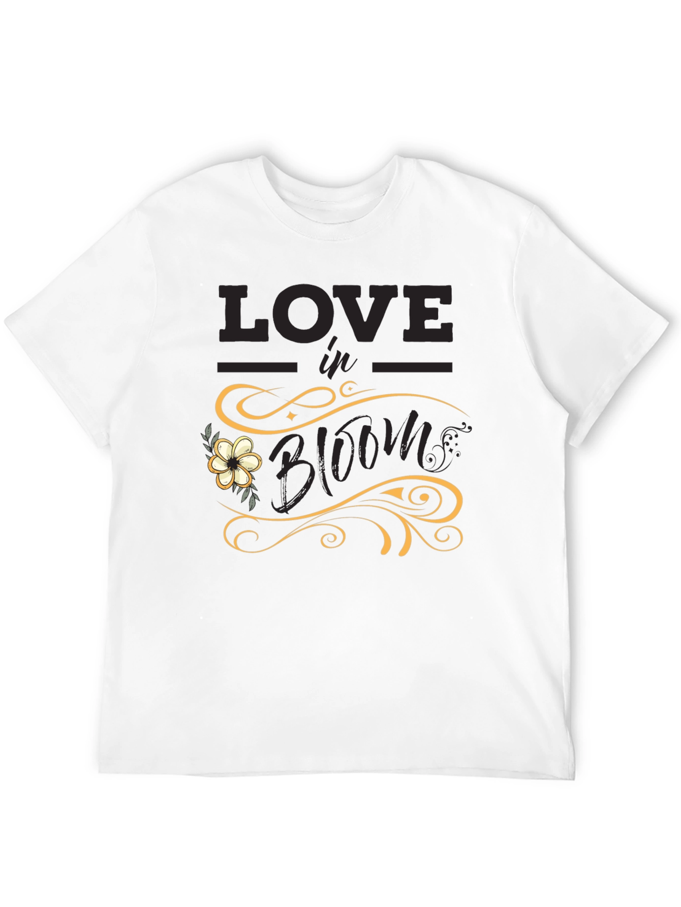 Black Love In Bloom Graphic Tee - Black view 12