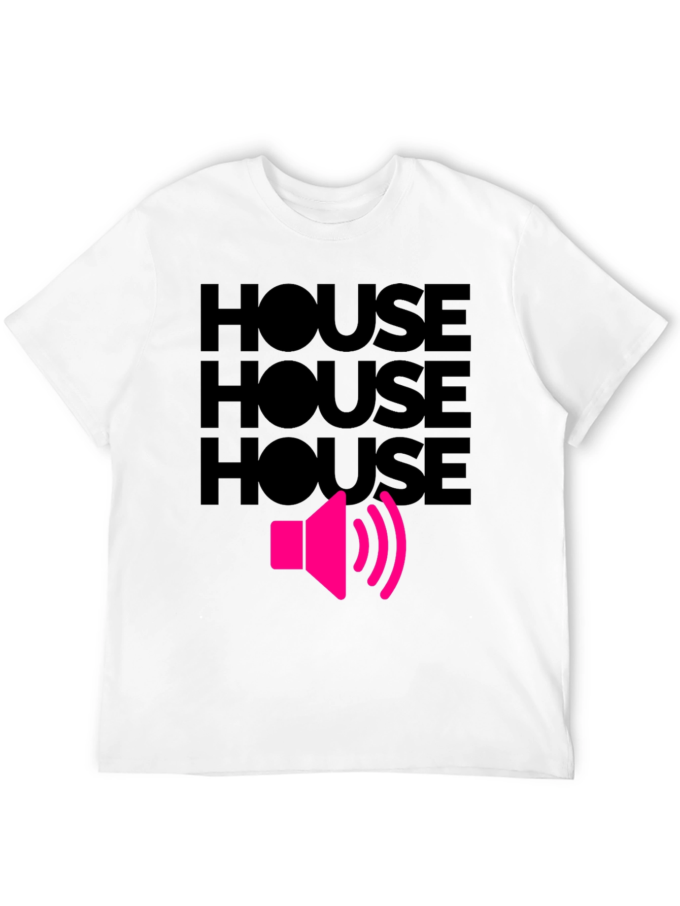 Black House Music T-Shirt - Loud Speaker Design view 12
