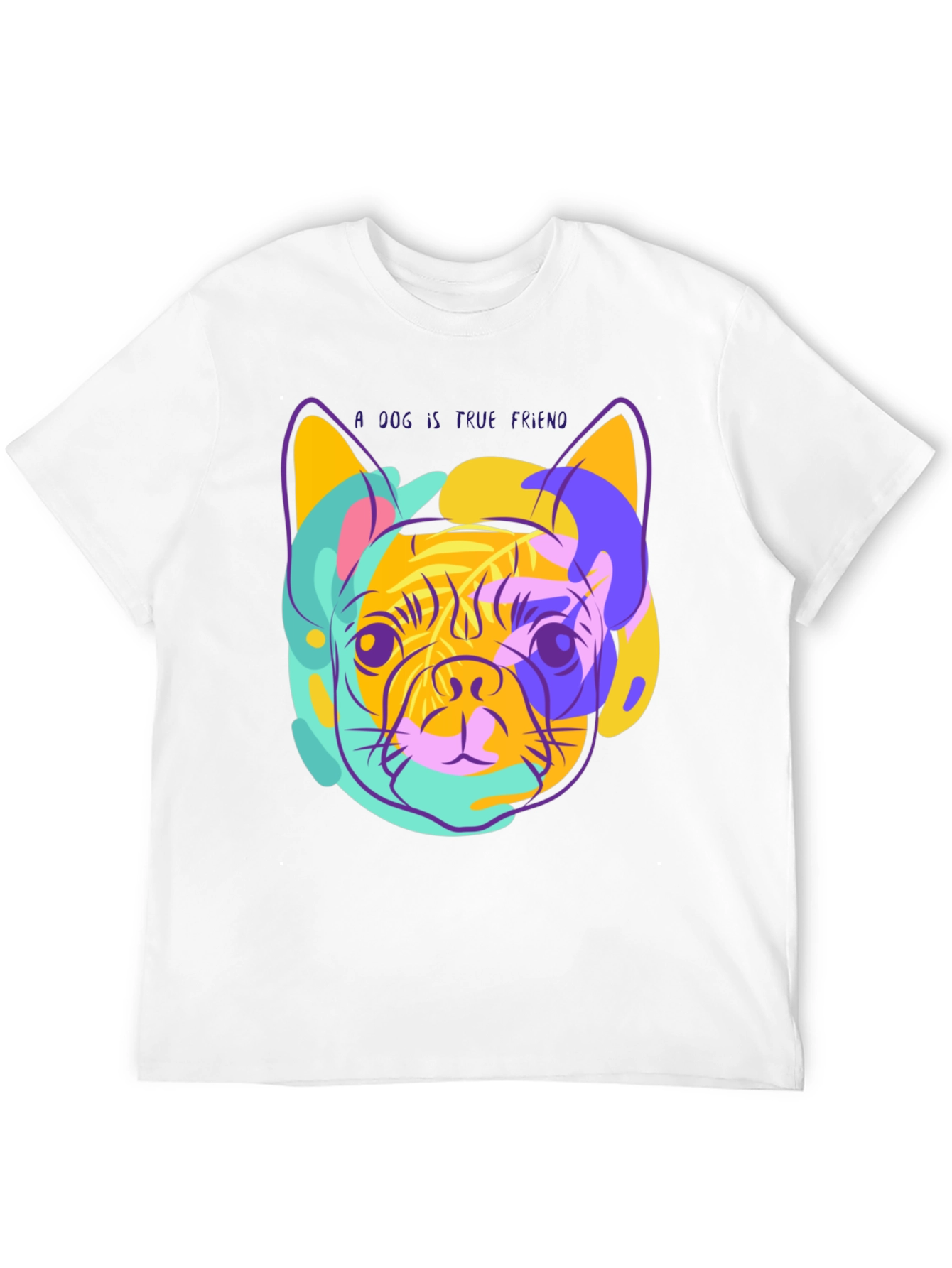 Black Dog is True Friend Graphic Tee view 12