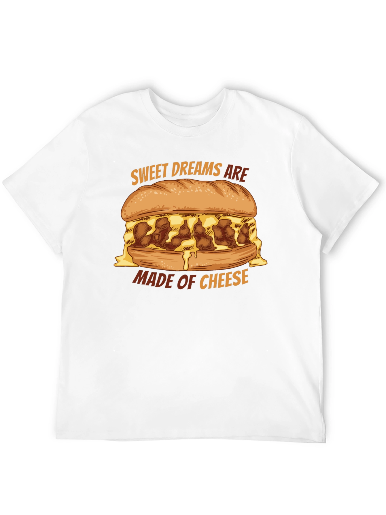 Black Sweet Dreams Are Made of Cheese T-Shirt view 12