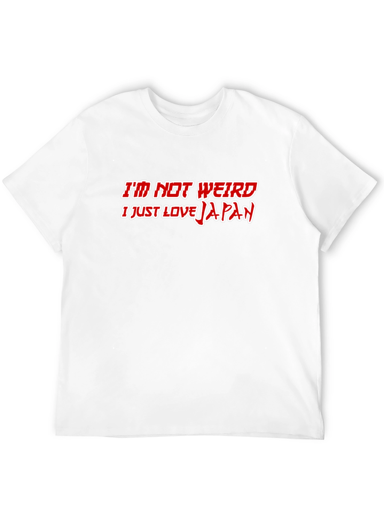 Black I'm Not Weird I Just Love Japan T-Shirt view 12