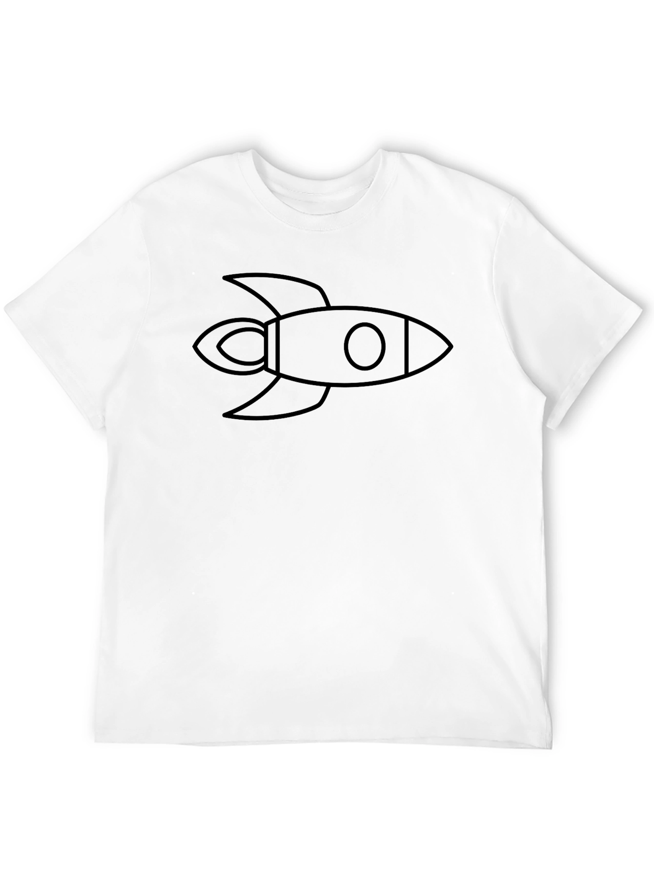 Black Rocket Graphic Black T-Shirt view 12