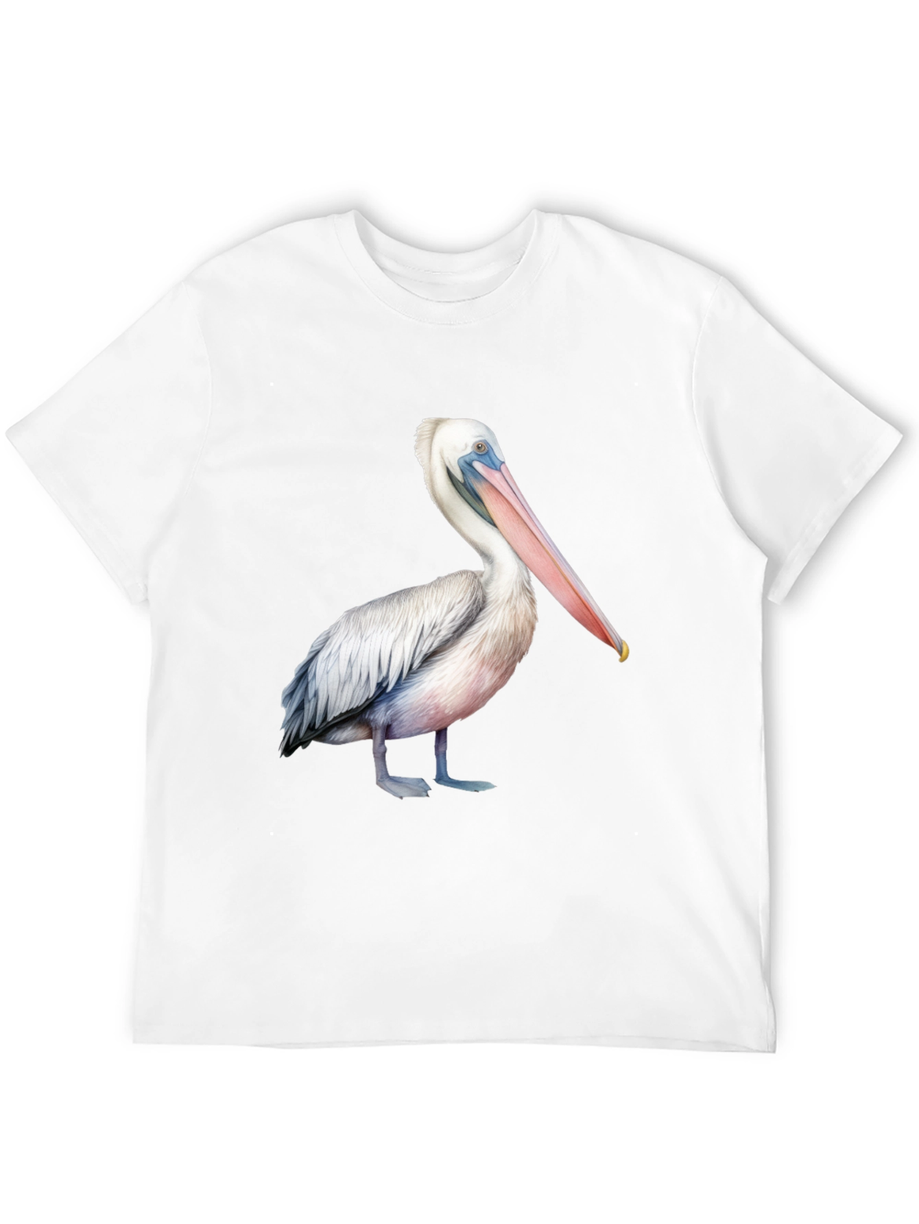 Black Pelican Graphic Print T-Shirt - Unisex Black Tee view 12