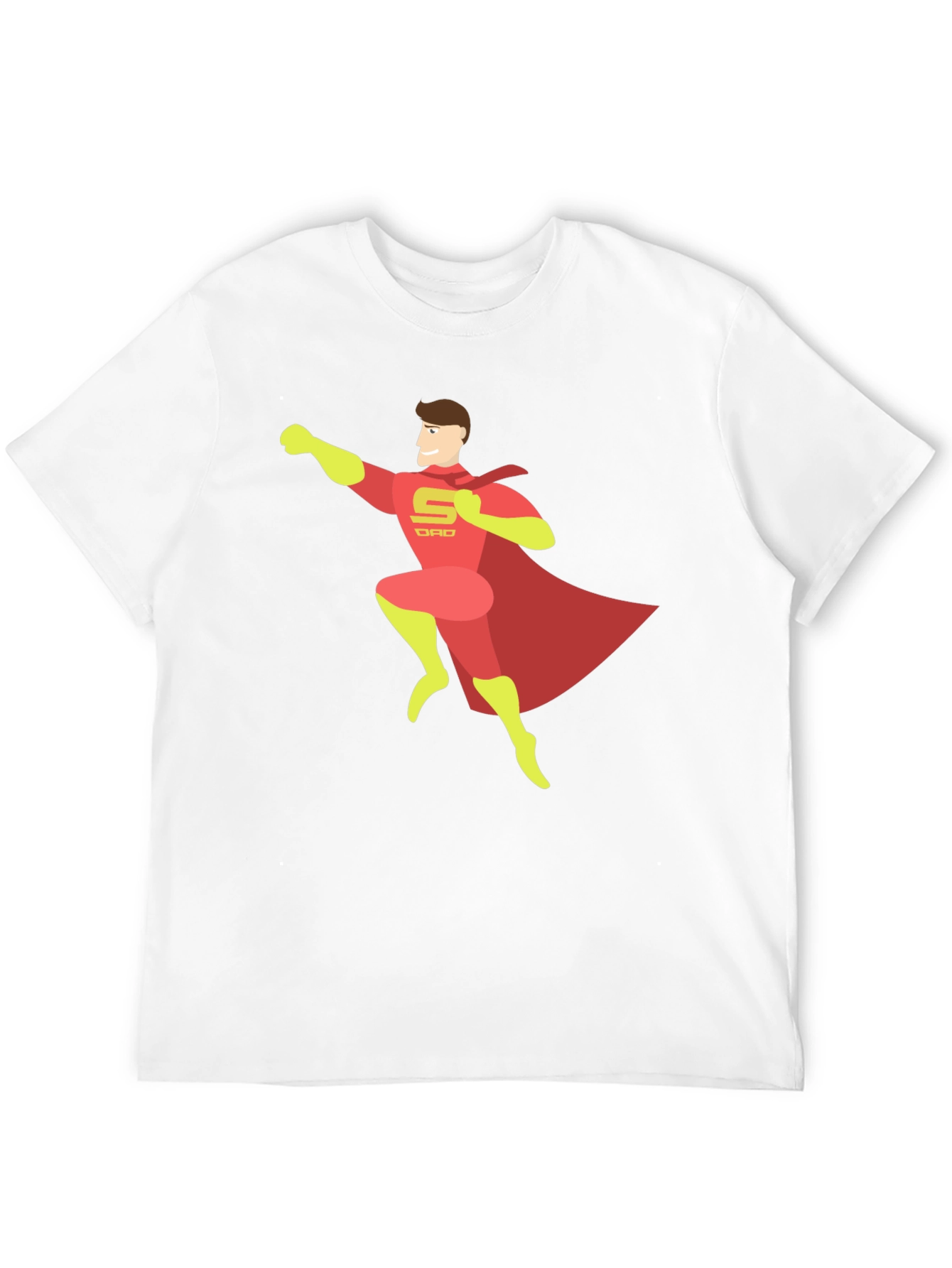 Black Super Dad T-Shirt - Hero Dad Tee view 12