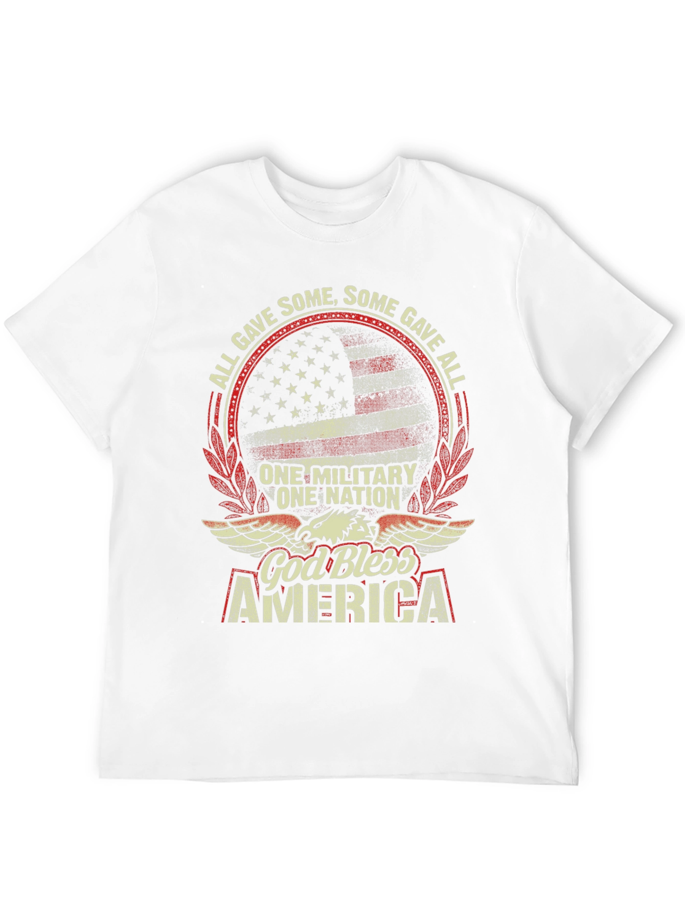 Black God Bless America Patriotic T-Shirt view 12