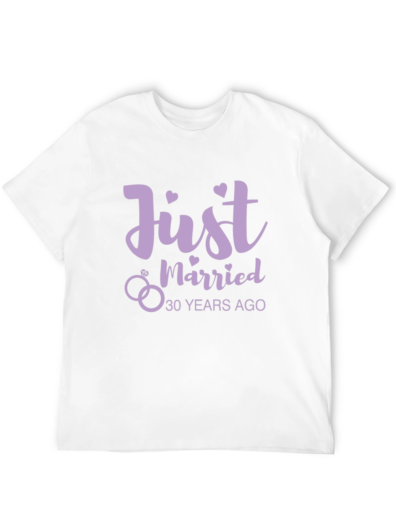Black Just Married 30 Years Ago T-Shirt Anniversary Gift view 12