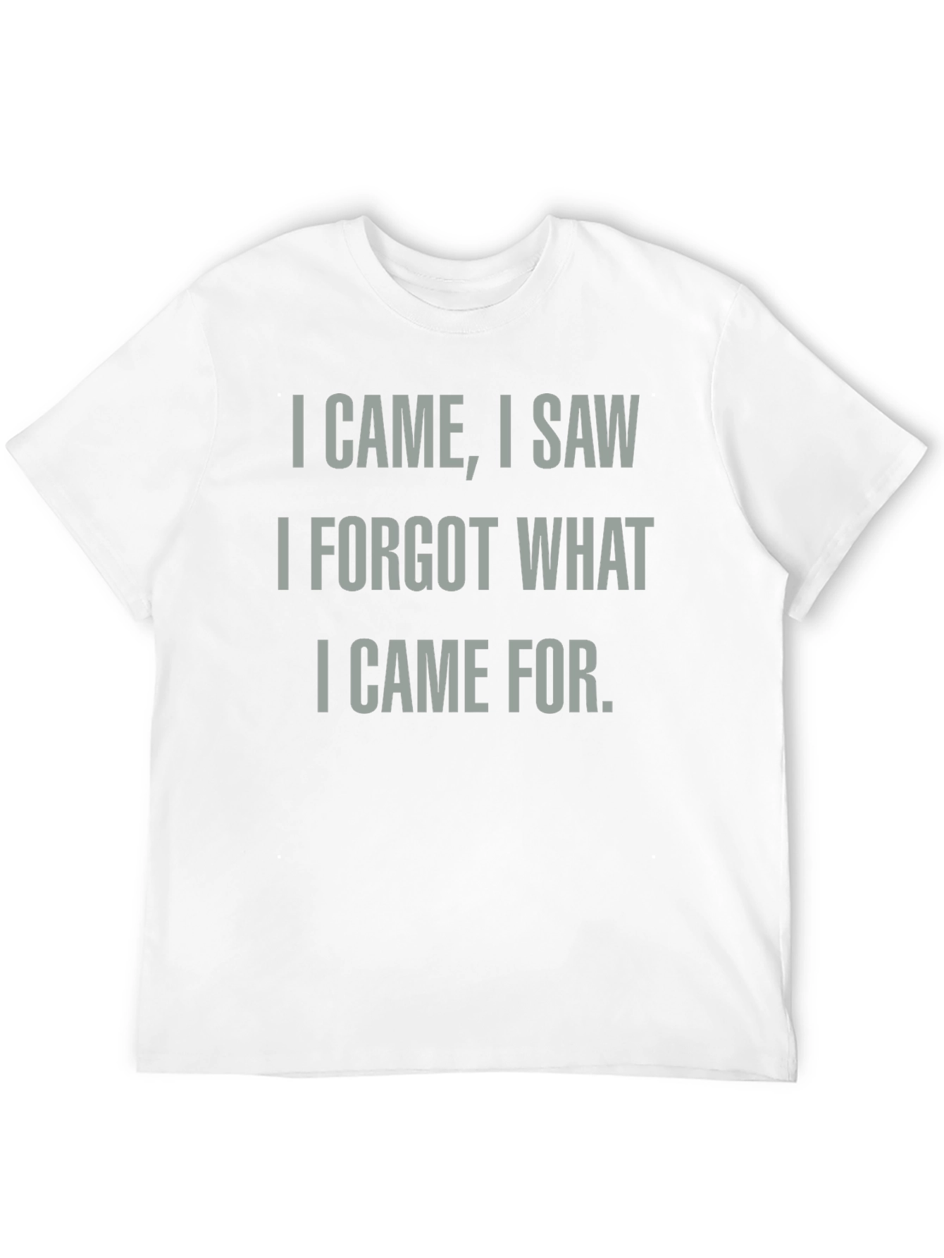 Black Funny I Came I Saw I Forgot T-Shirt view 12