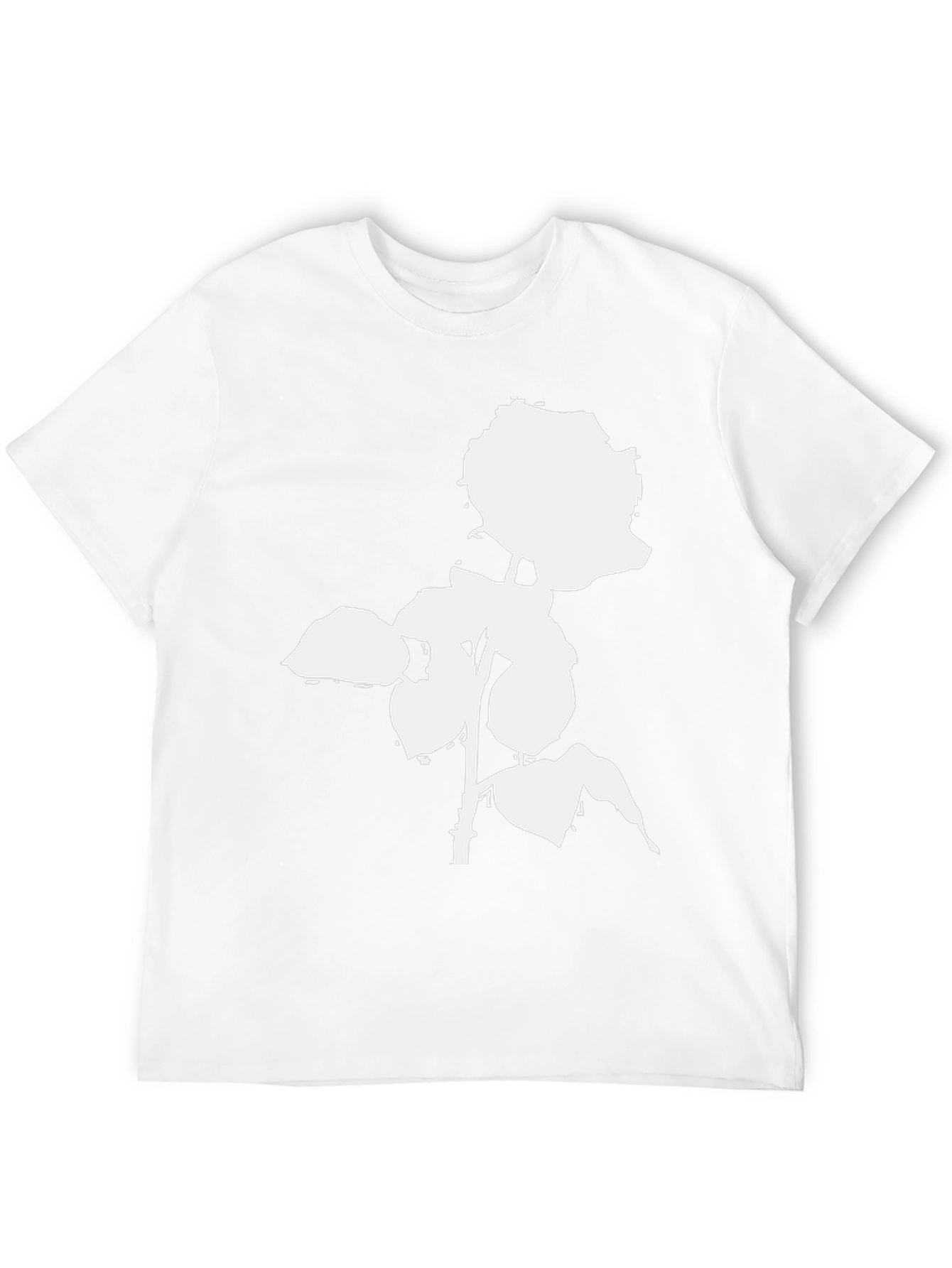 Black Rose Graphic T-Shirt - Bold Black Tee view 12