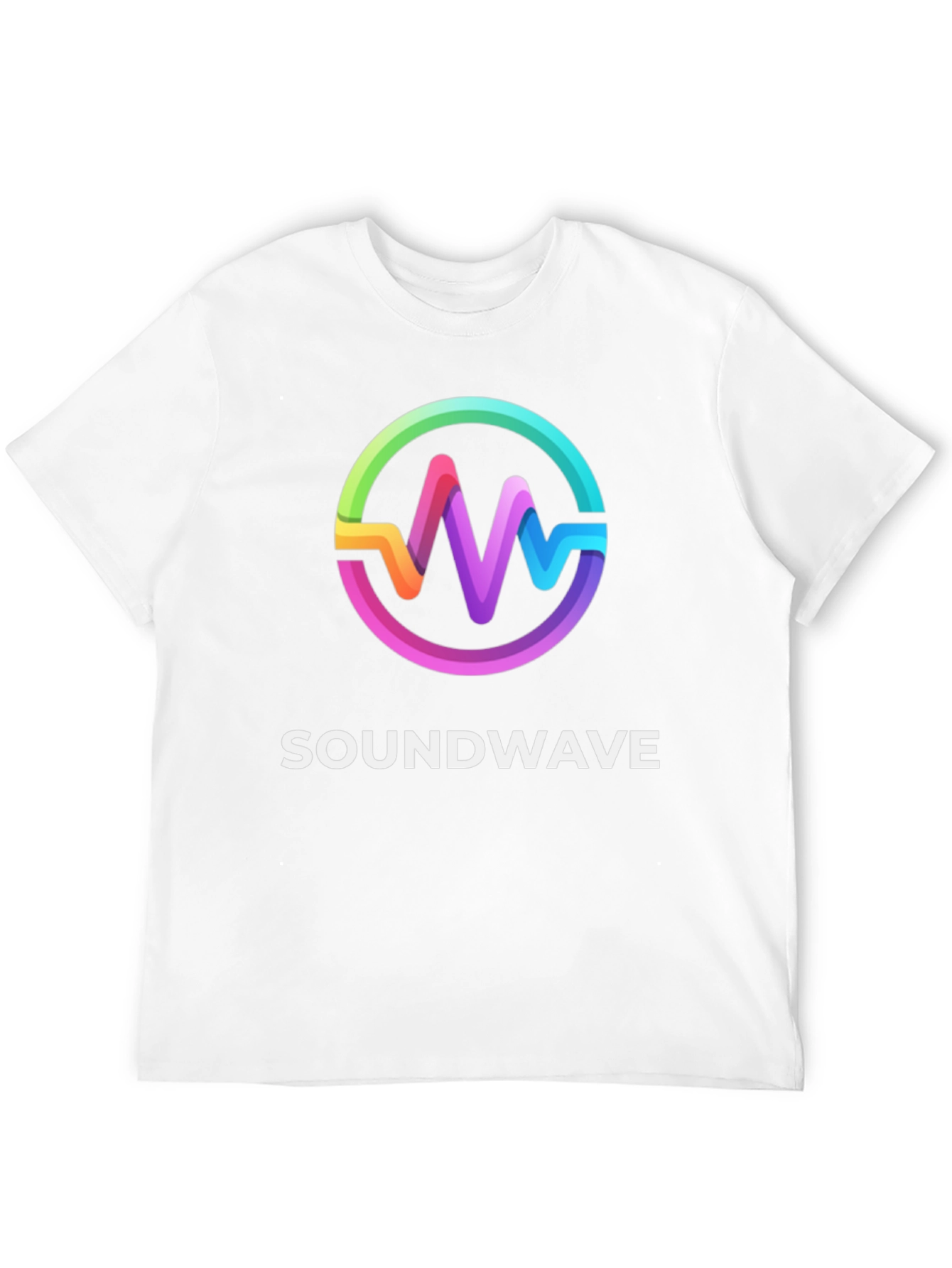 Black Soundwave Black Graphic Tee view 12