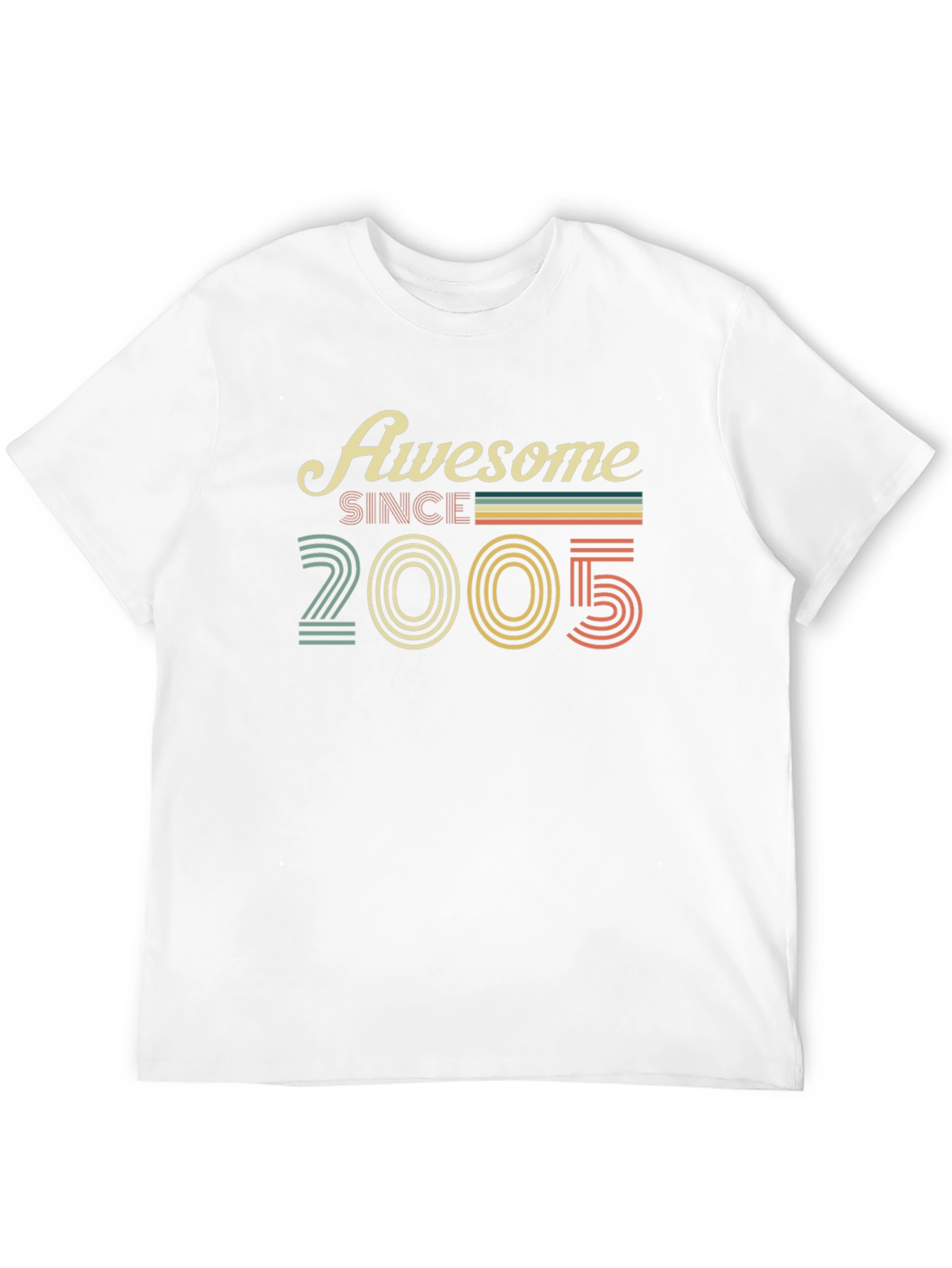 Black Awesome Since 2005 Black T-Shirt view 12