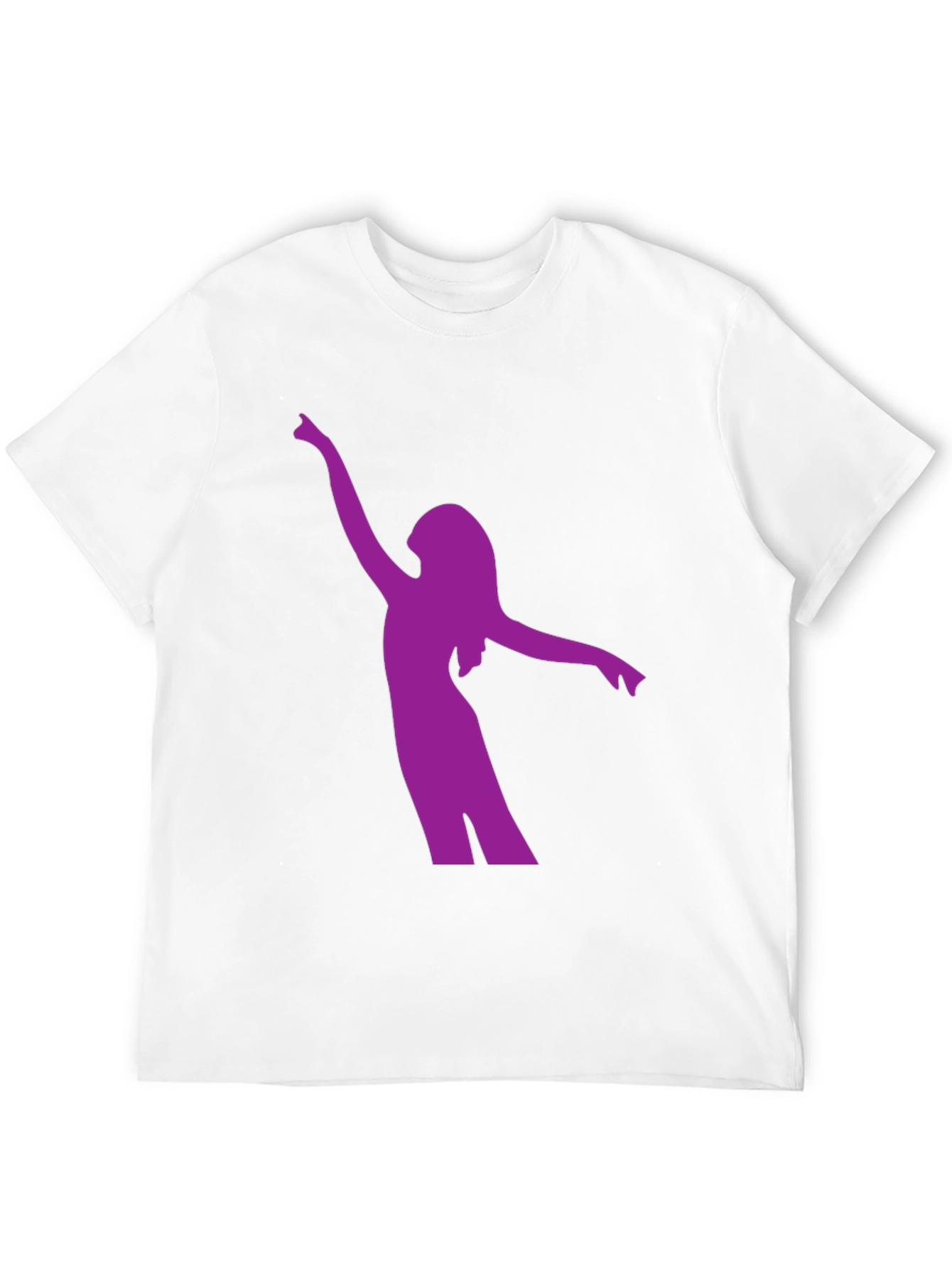 Black Silhouette Dancer Graphic Tee - Black view 12