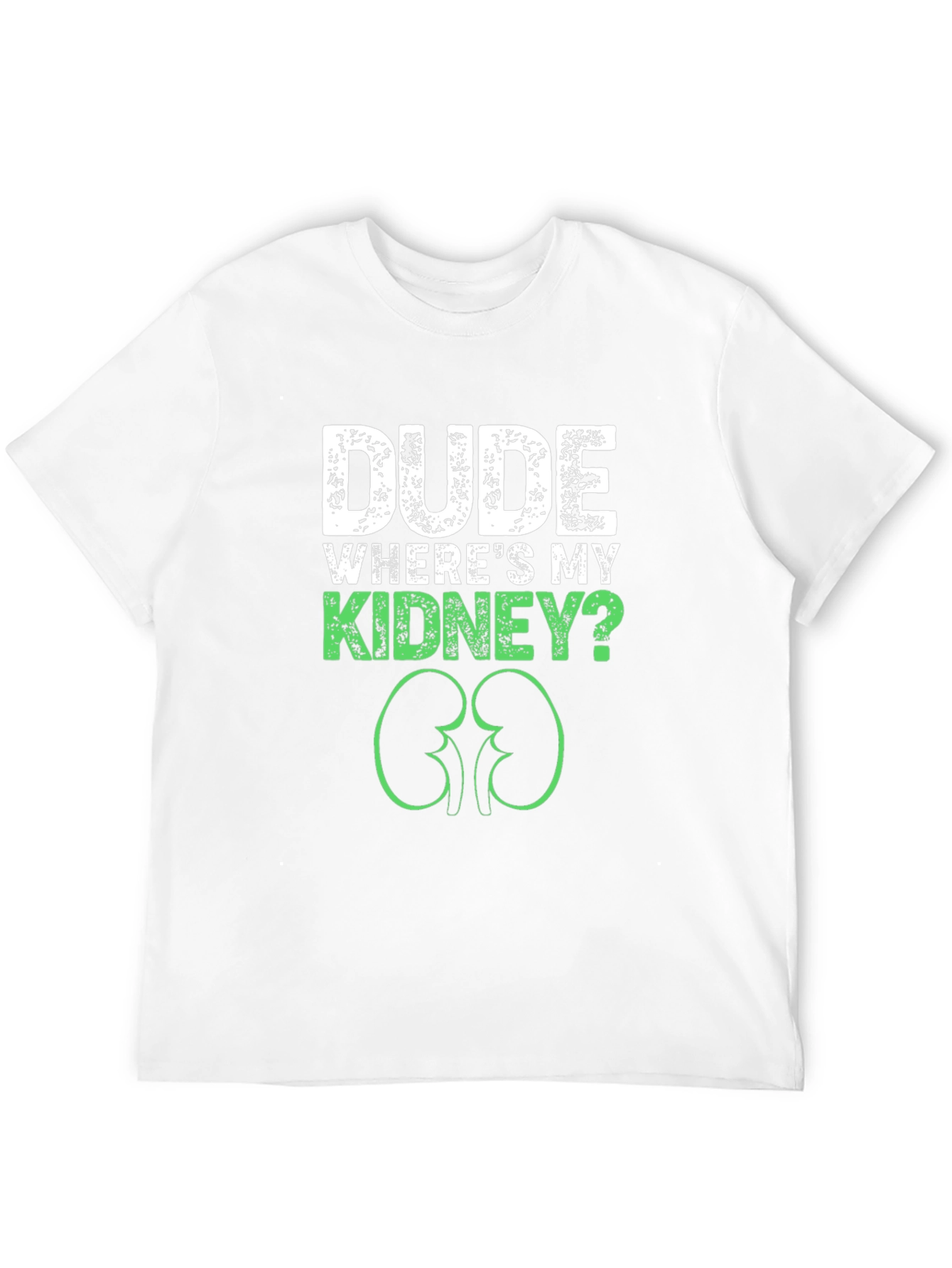 Black Dude Where's My Kidney? Graphic Tee view 12