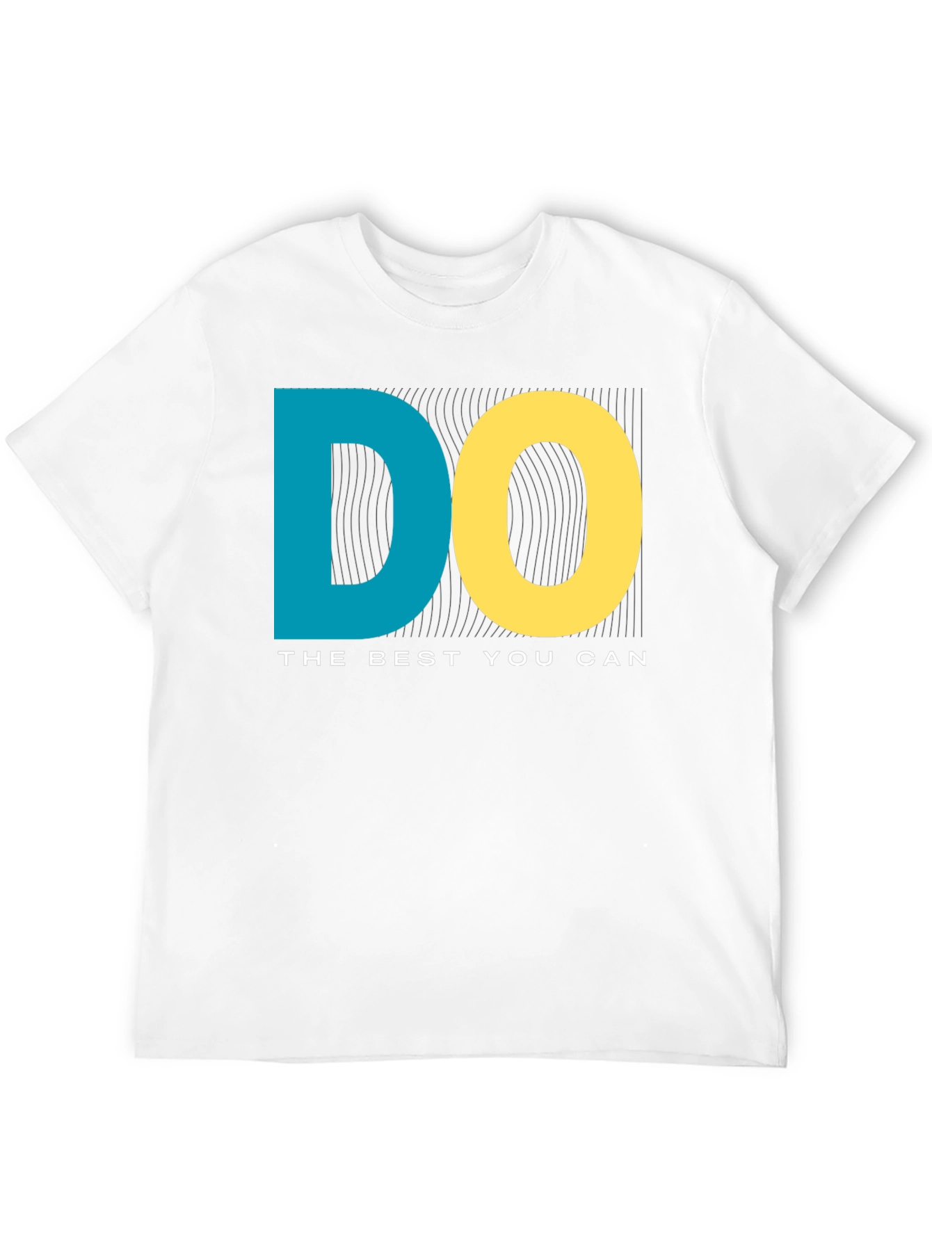 Black Motivational T-Shirt - Do Your Best Graphic Tee view 12