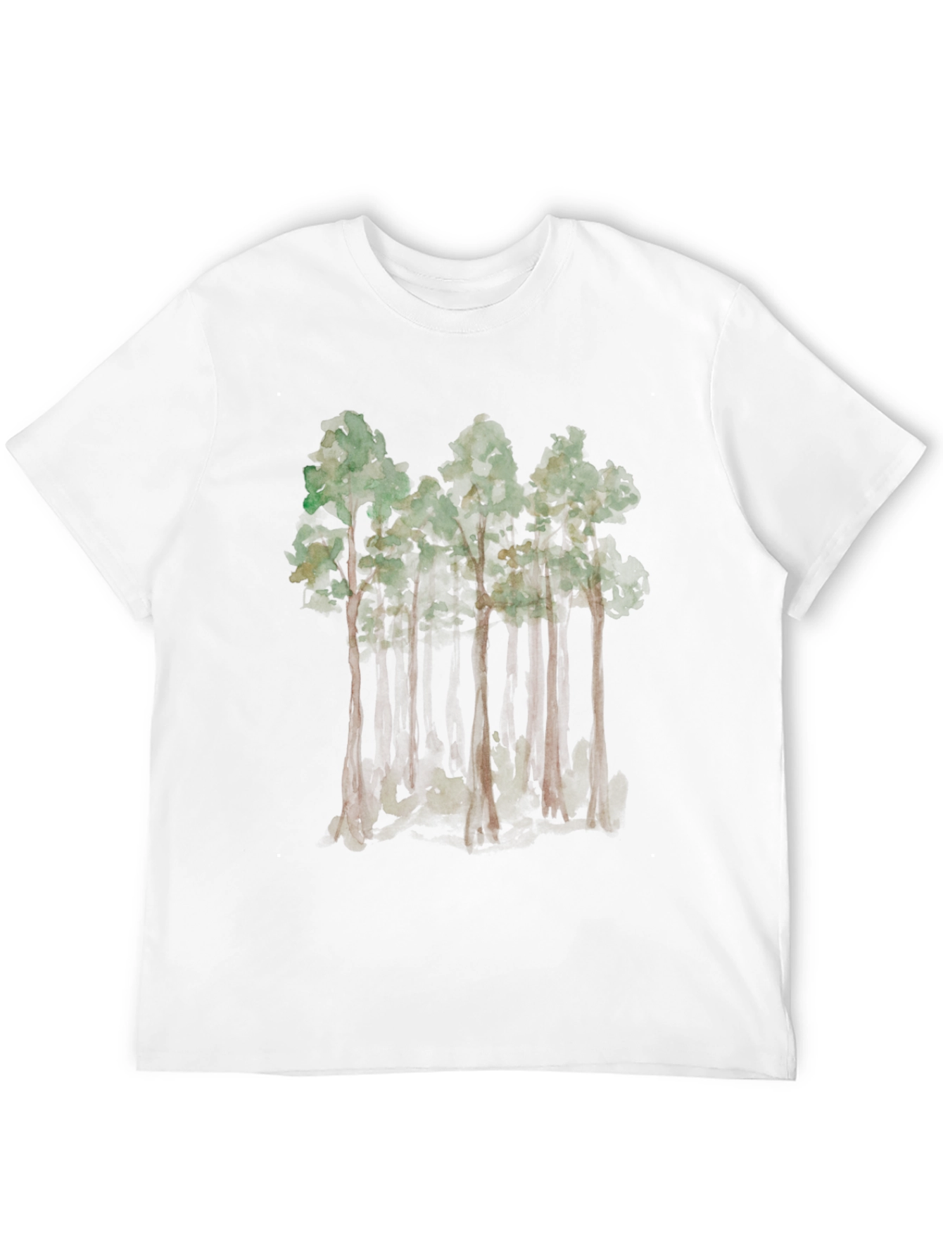 Black Forest Graphic Tee - Nature Inspired Print view 12