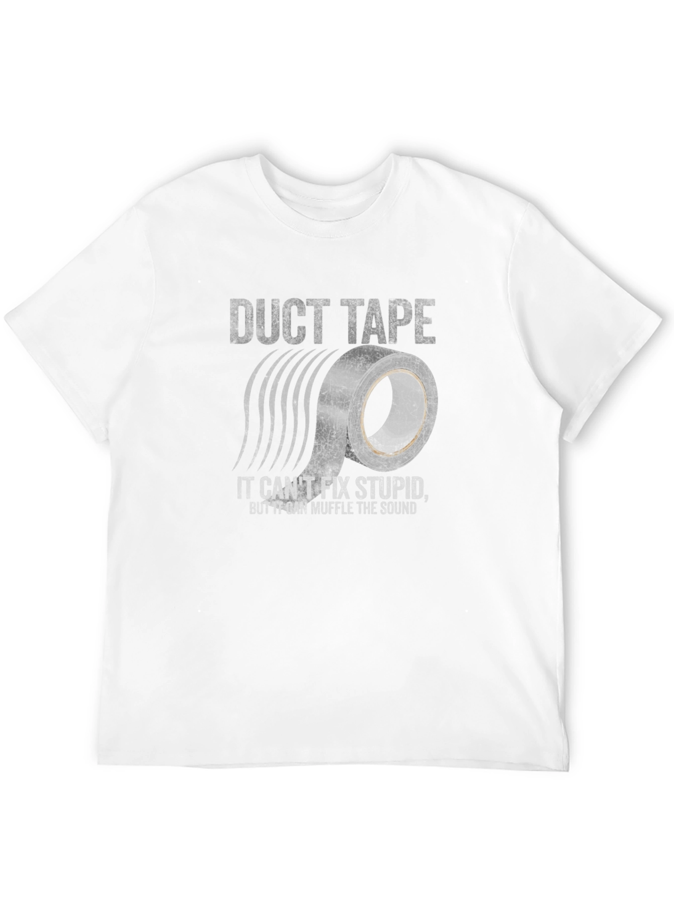 Black Duct Tape Fixes Stupid Tee view 12