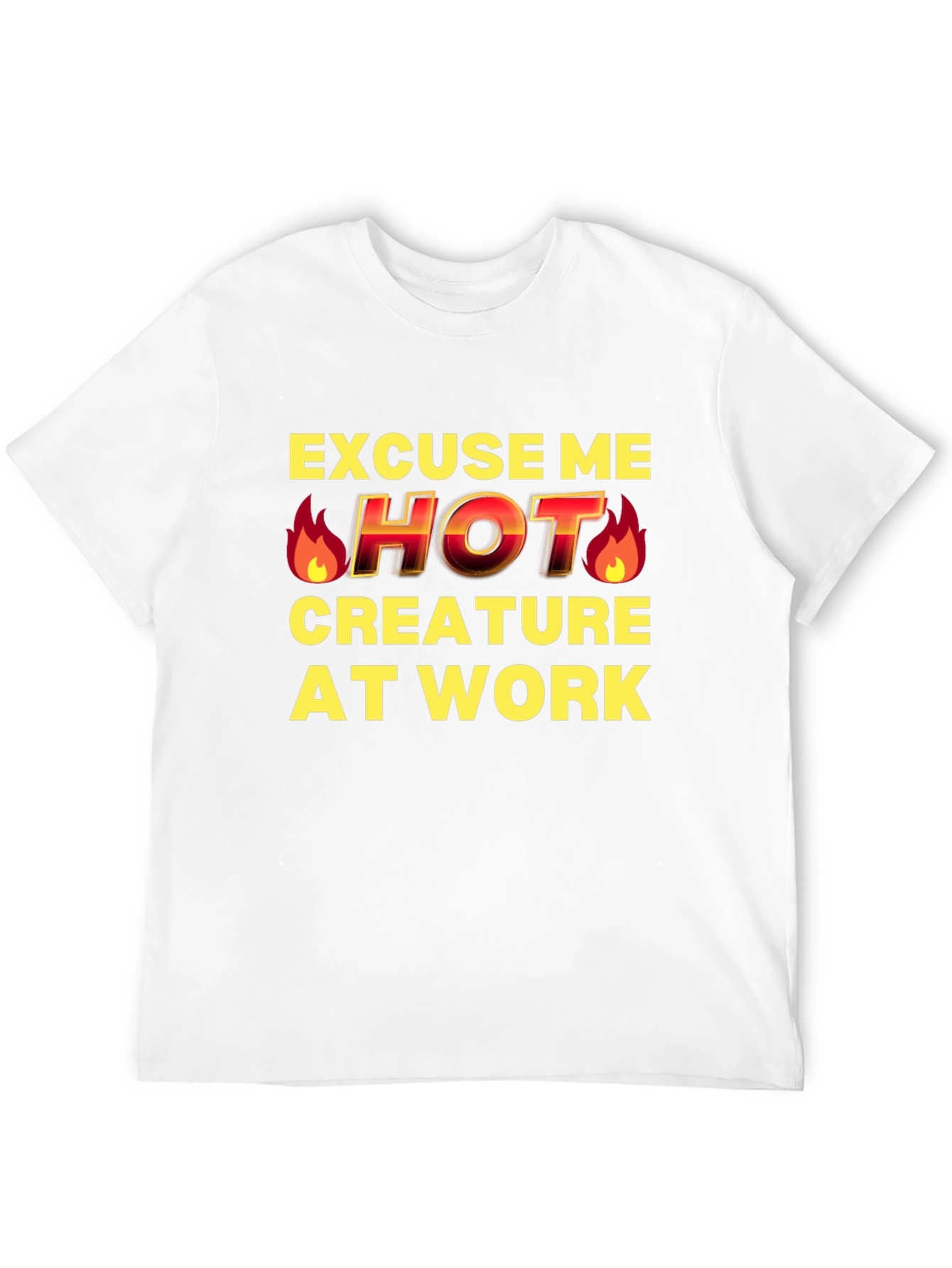 Black Hot Creature at Work Graphic Tee view 12