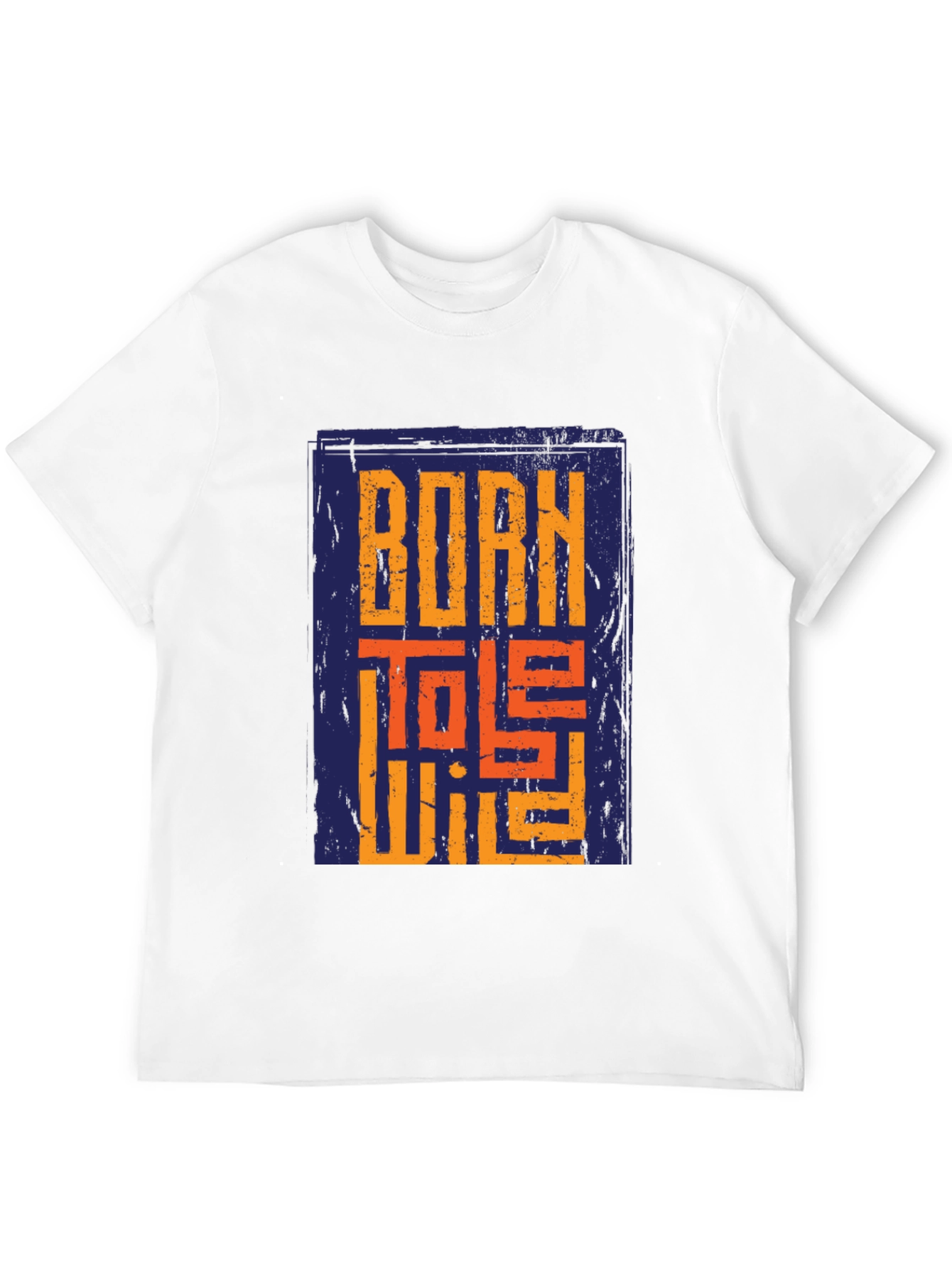 Black Born To Be Wild Graphic Print Black T-Shirt view 12