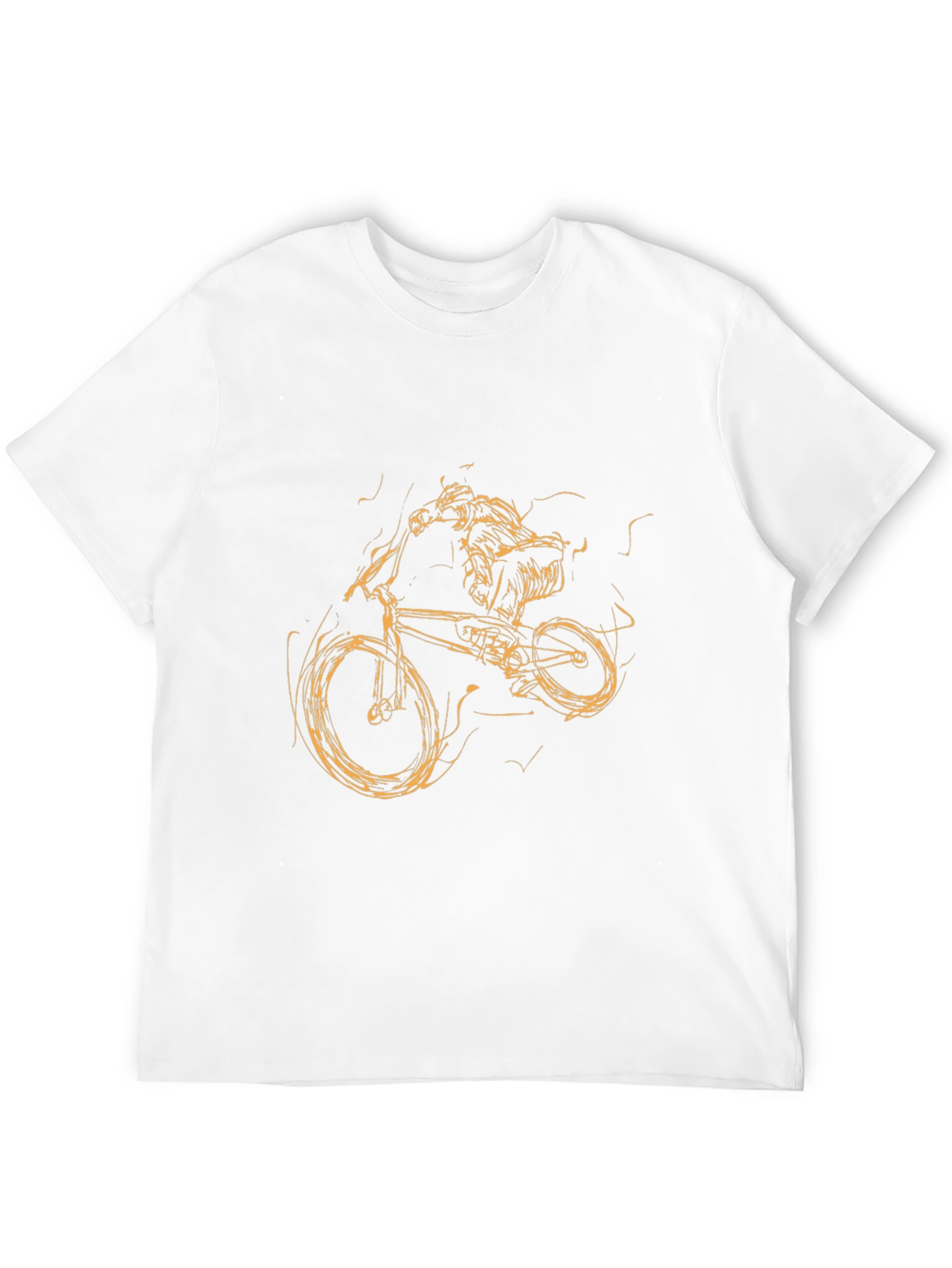 Black Mountain Bike Rider Graphic T-Shirt - Black view 12
