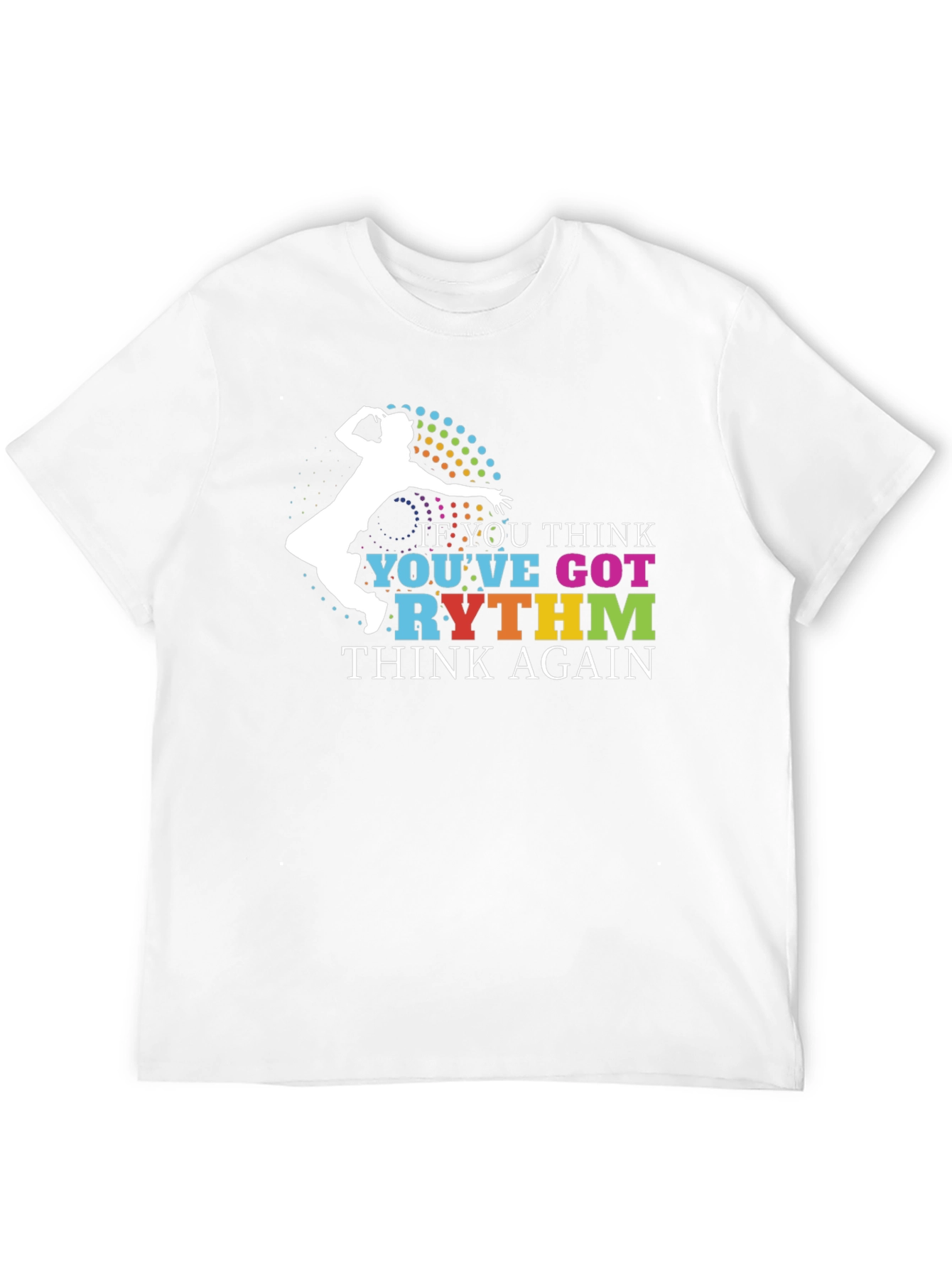 Black Rhythm Graphic Tee - Funny Dance T-Shirt view 12