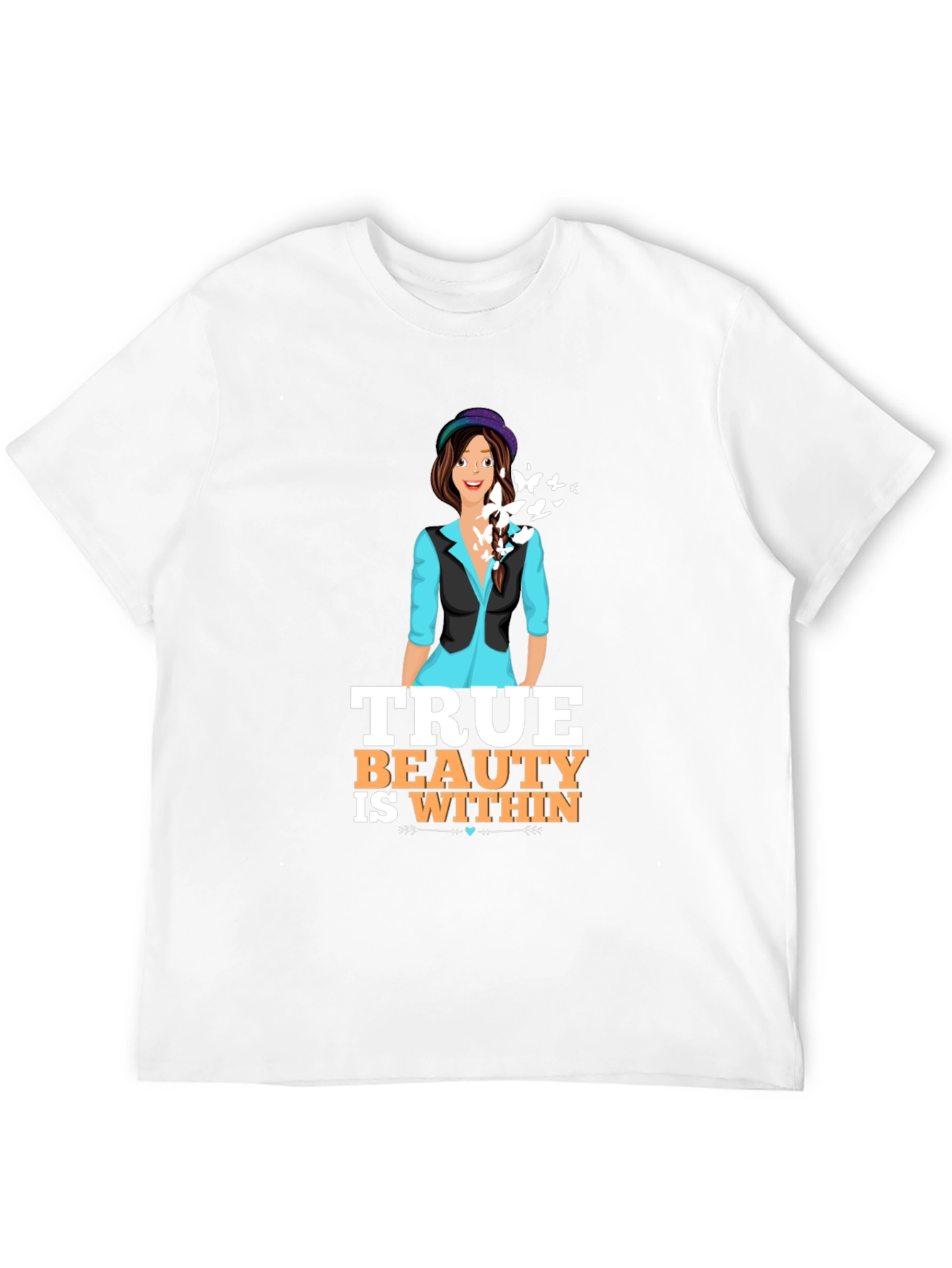 Black True Beauty Within Graphic T-Shirt view 12