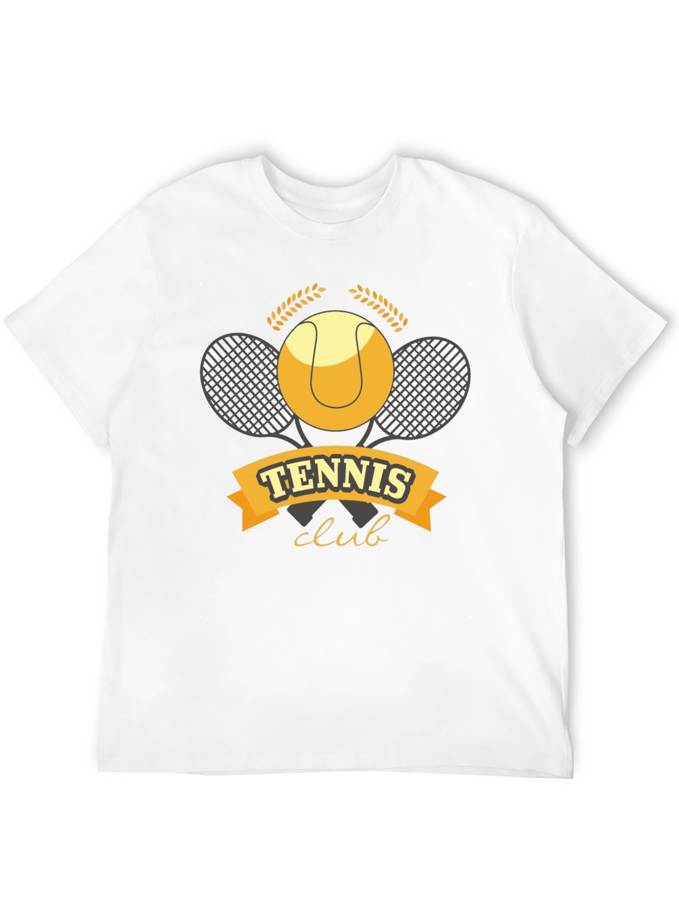 Black Tennis Club Graphic T-Shirt - Classic Sports Tee view 12