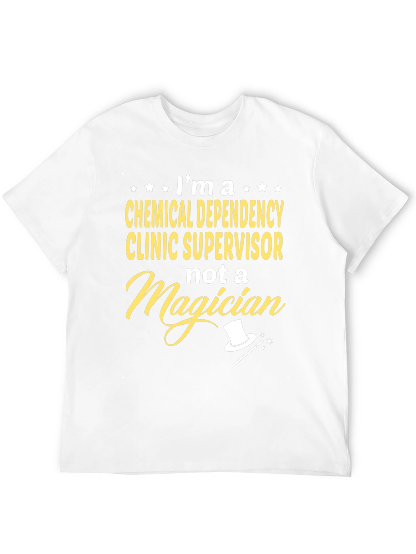 Black Chemical Dependency Clinic Supervisor T-Shirt view 12