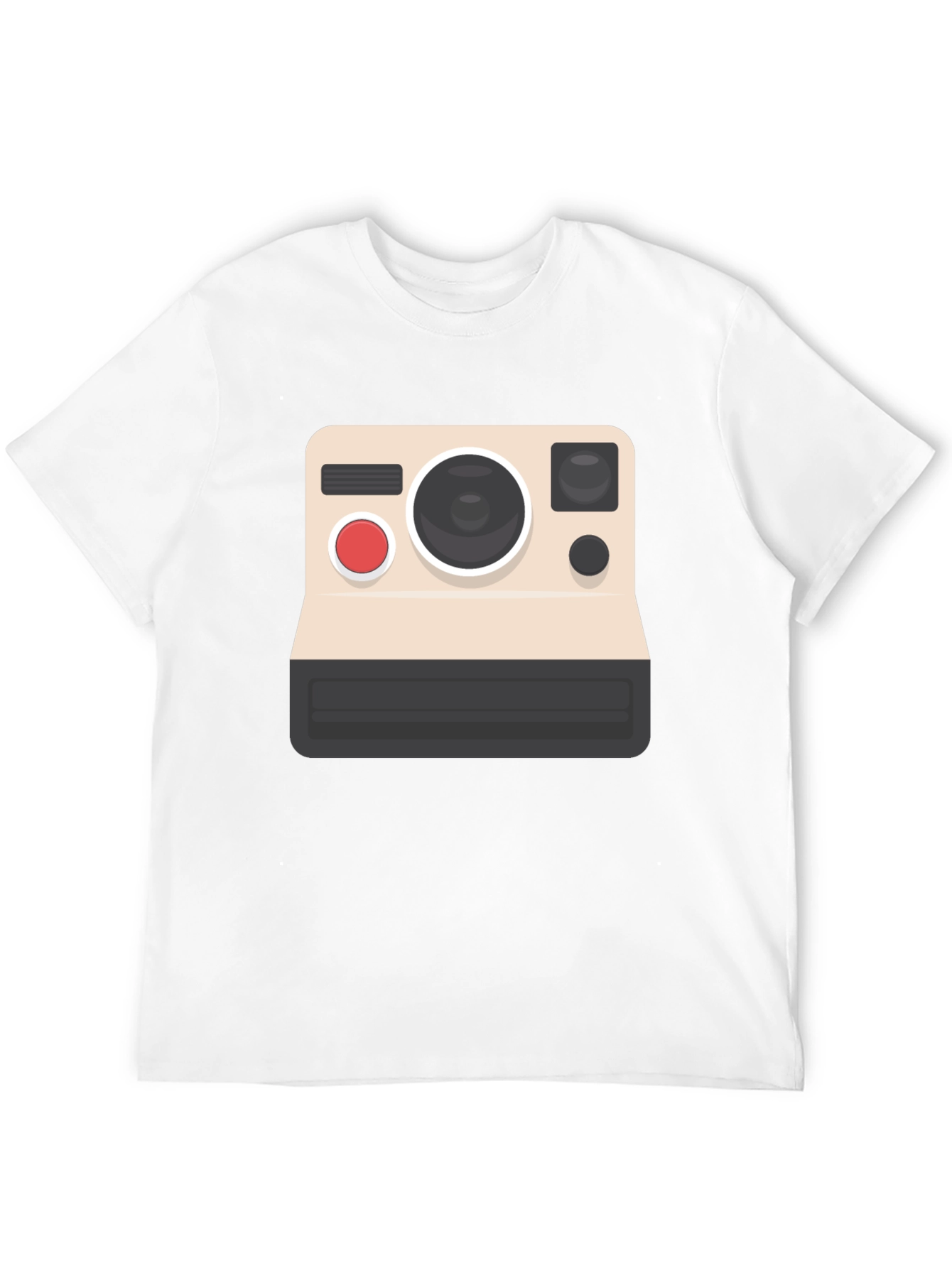 Black Vintage Camera Graphic Tee - Classic Style view 12