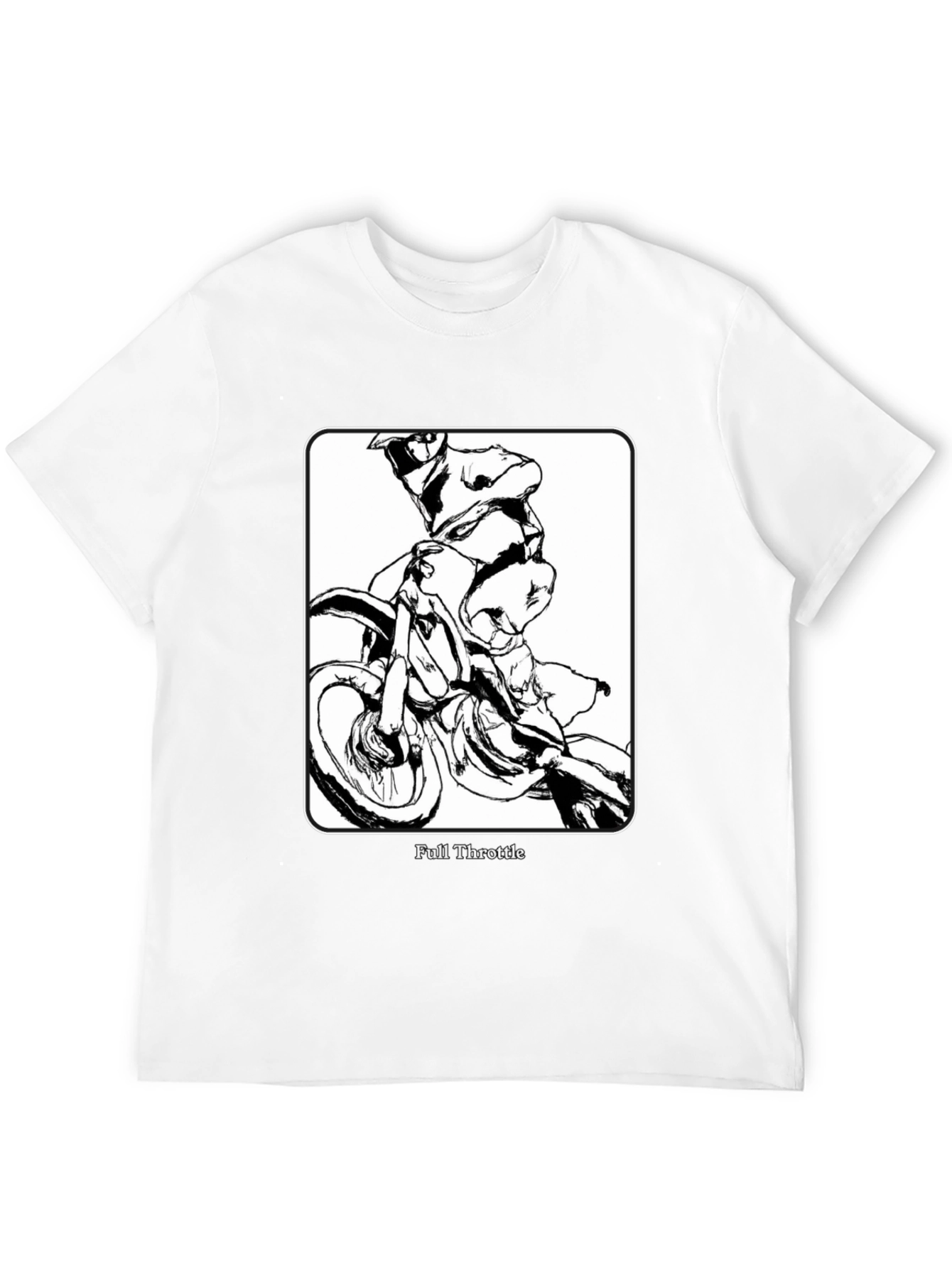 Black Full Throttle Graphic Tee - Black view 12