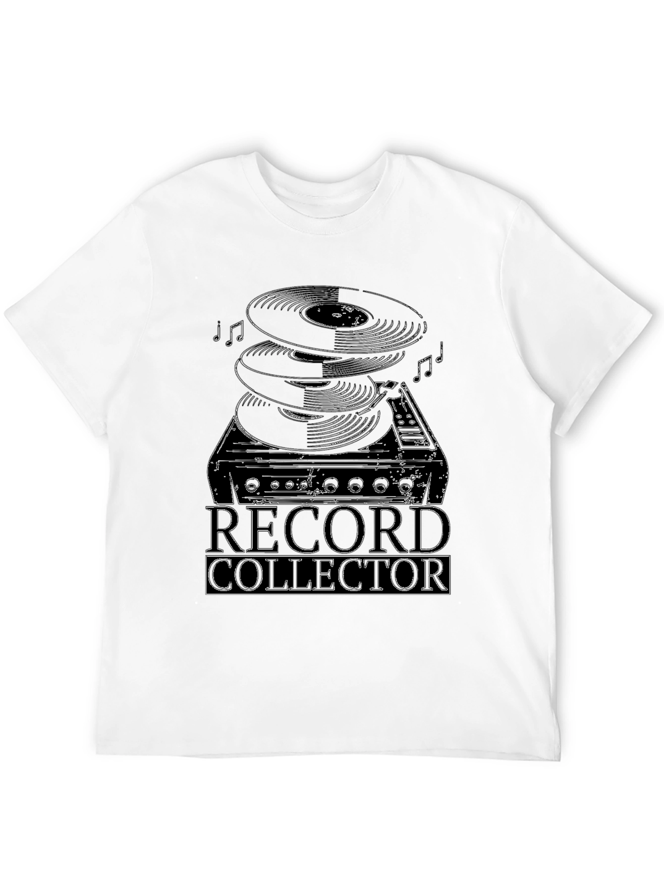 Black Record Collector Graphic T-Shirt  view 12