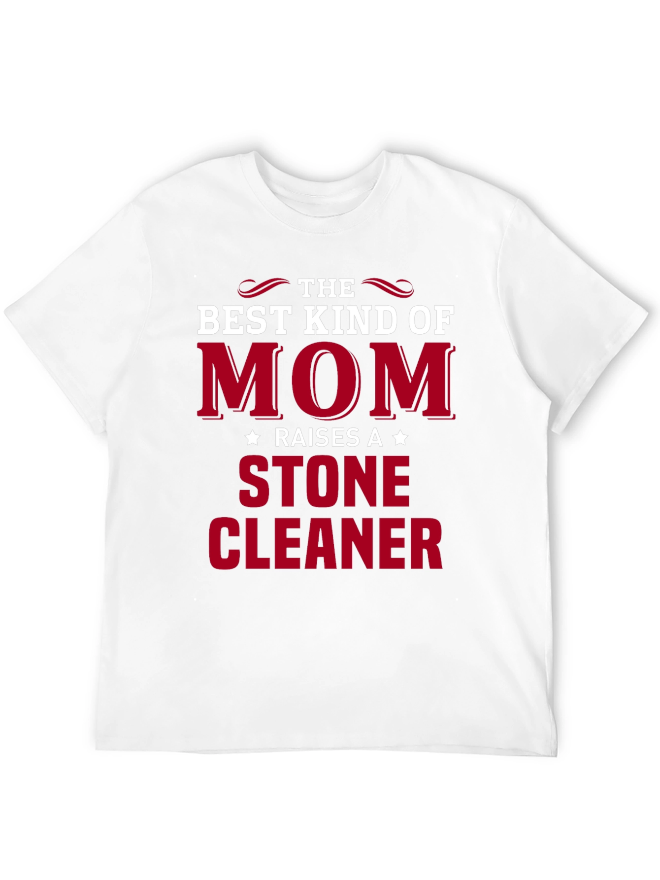 Black Best Kind of Mom Stone Cleaner T-Shirt view 12