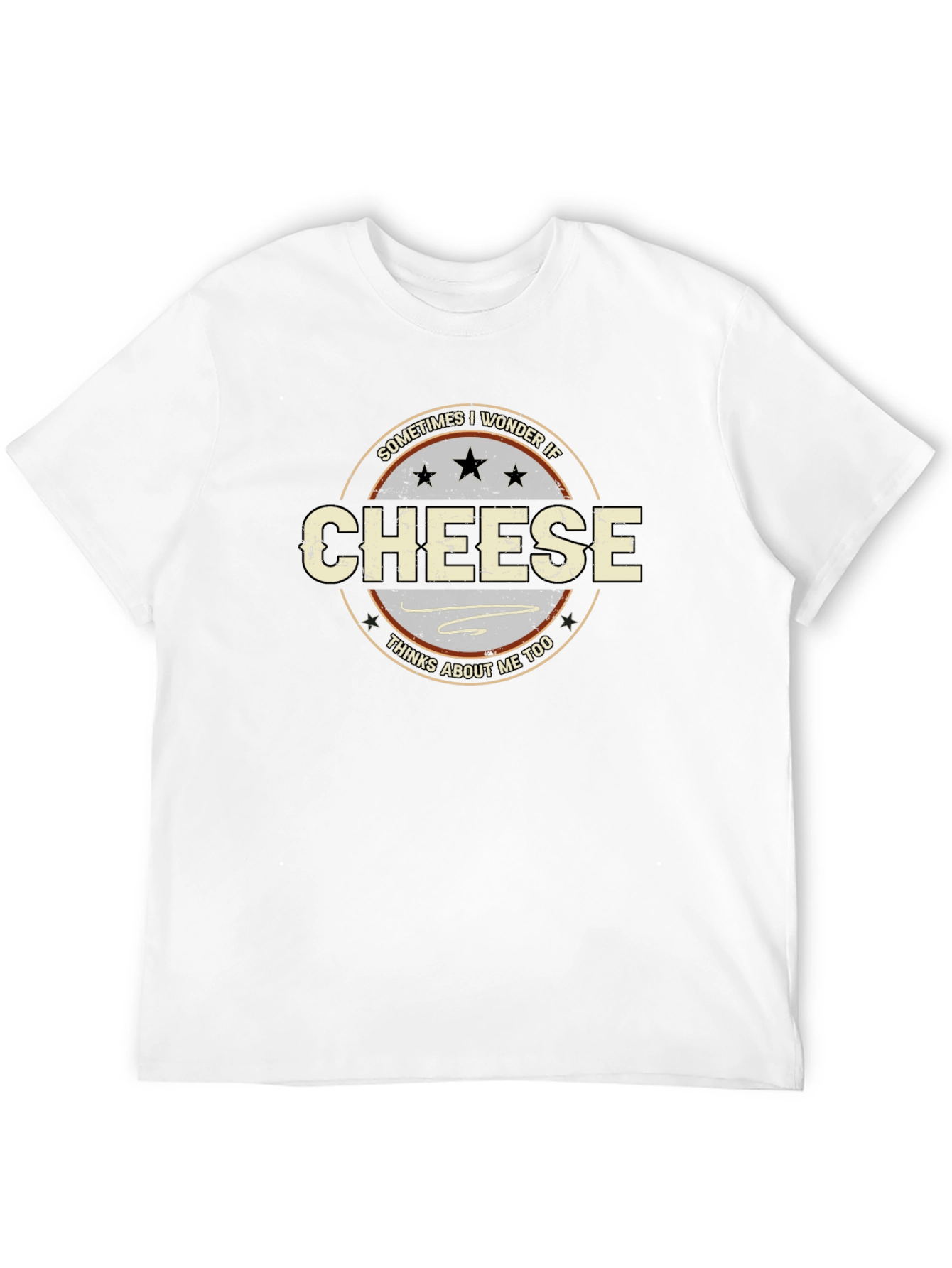 Black Cheese Lover T-Shirt - Funny Graphic Tee view 12