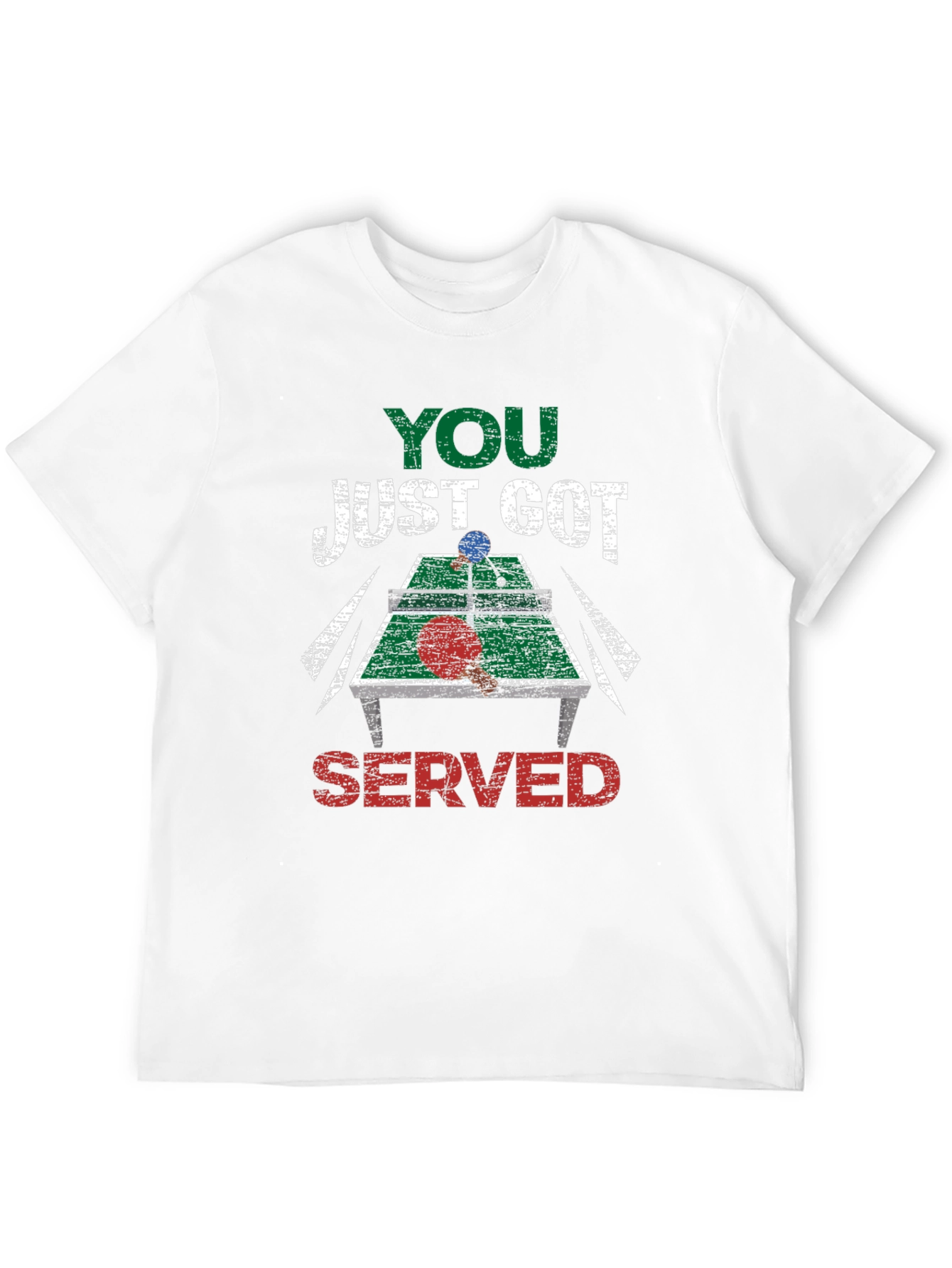 Black You Just Got Served Ping Pong T-Shirt view 12