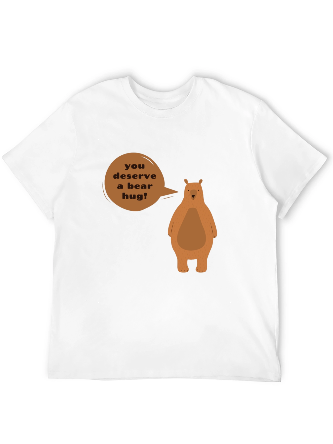 Black Bear Hug Graphic T-Shirt - You Deserve a Bear Hug! view 12