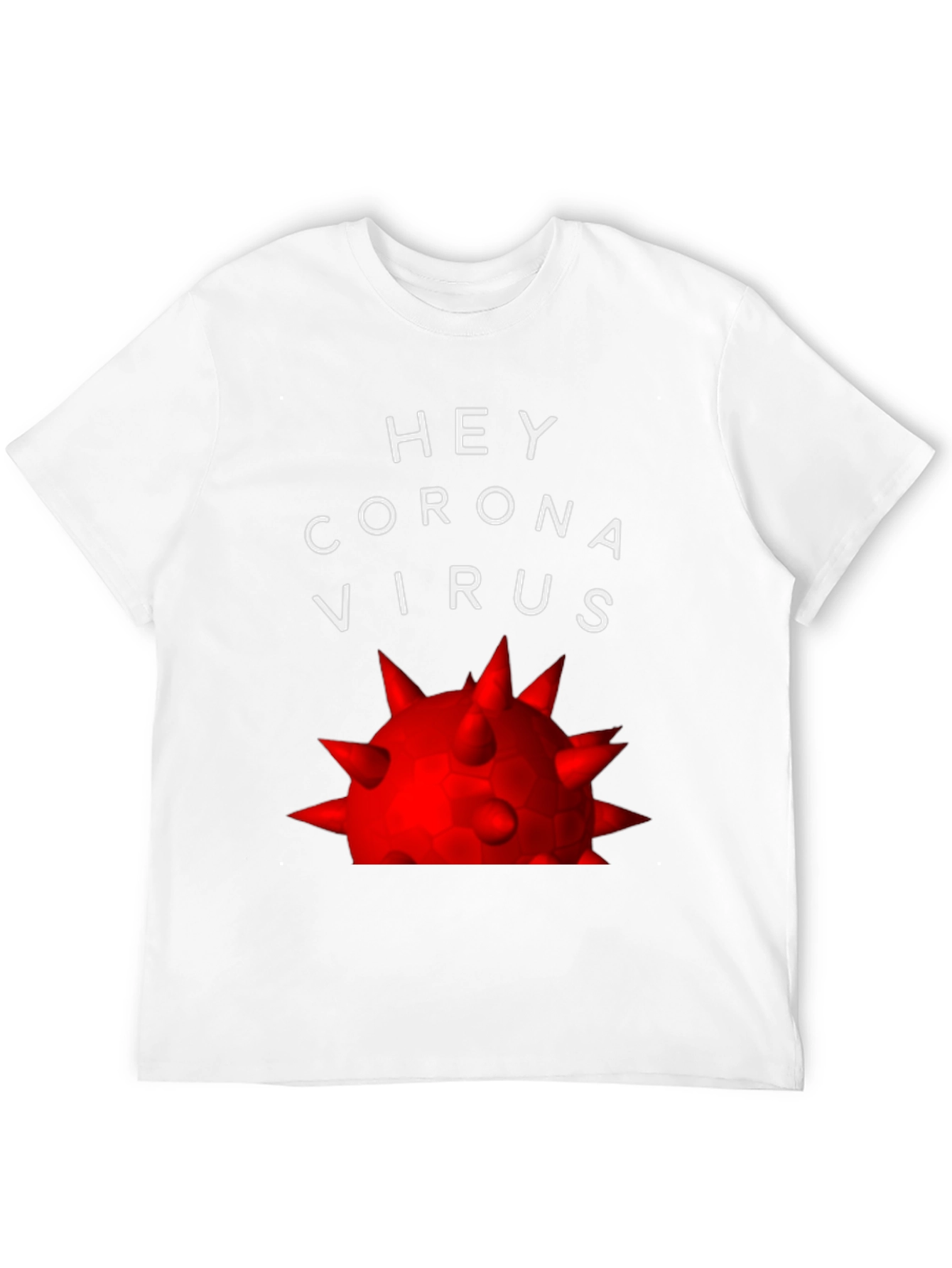 Black Hey Coronavirus T-Shirt - Bold Graphic Tee view 12