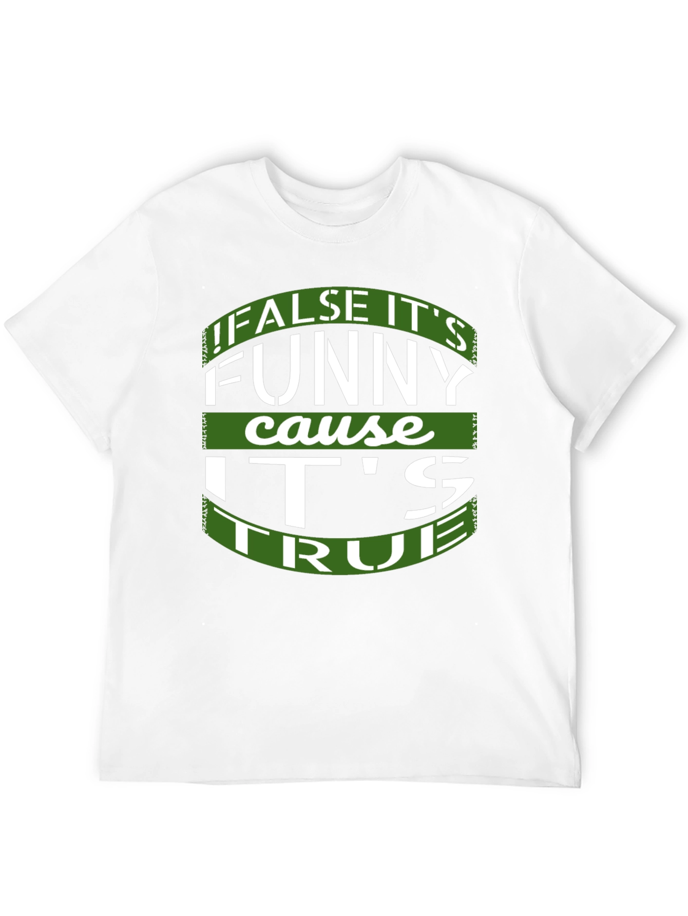 Black Funny It's True Black Graphic T-Shirt view 12