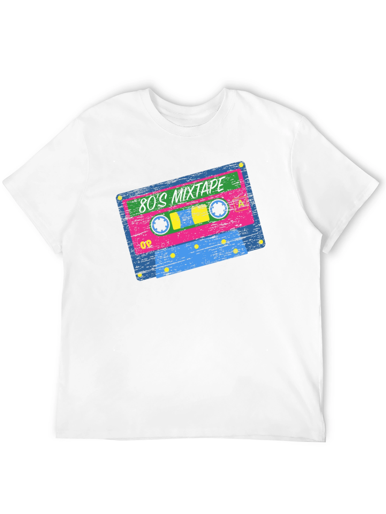 Black 80's Mixtape Retro Graphic T-Shirt view 12