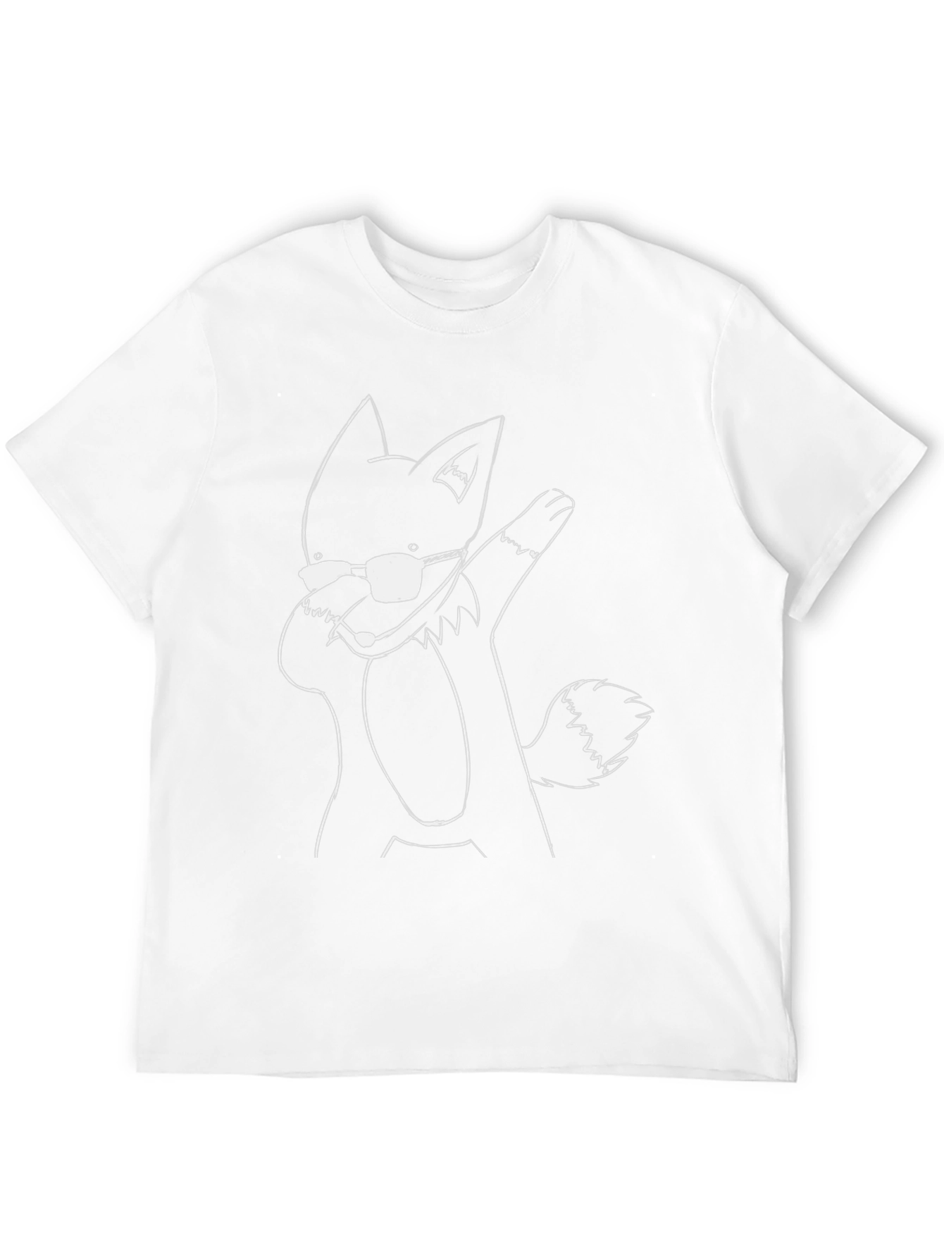 Black Cool Fox Dab T-Shirt - Black view 12