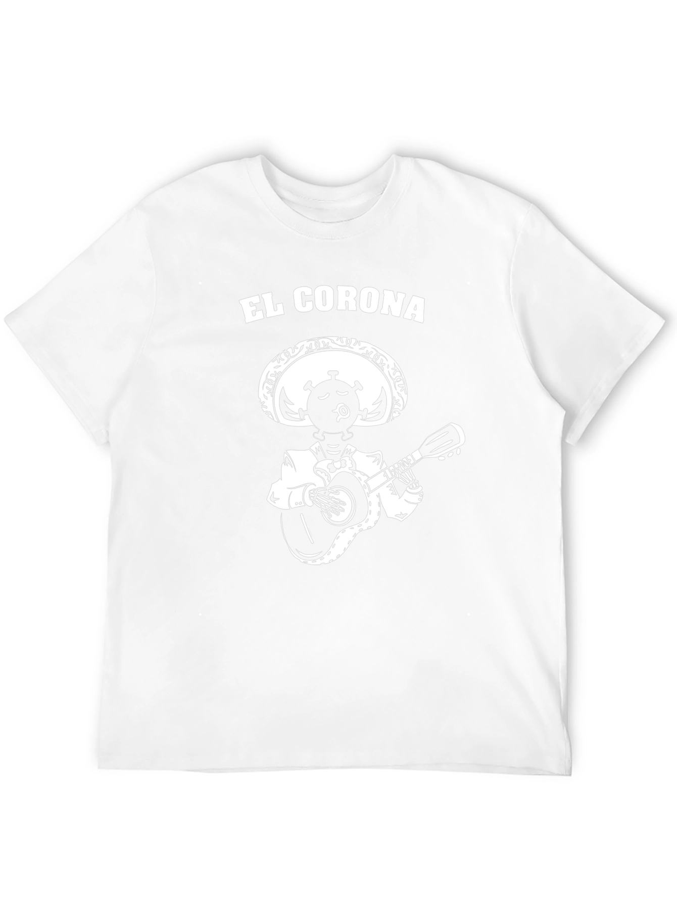 Black El Corona Mariachi T-Shirt - Funny Graphic Tee view 12