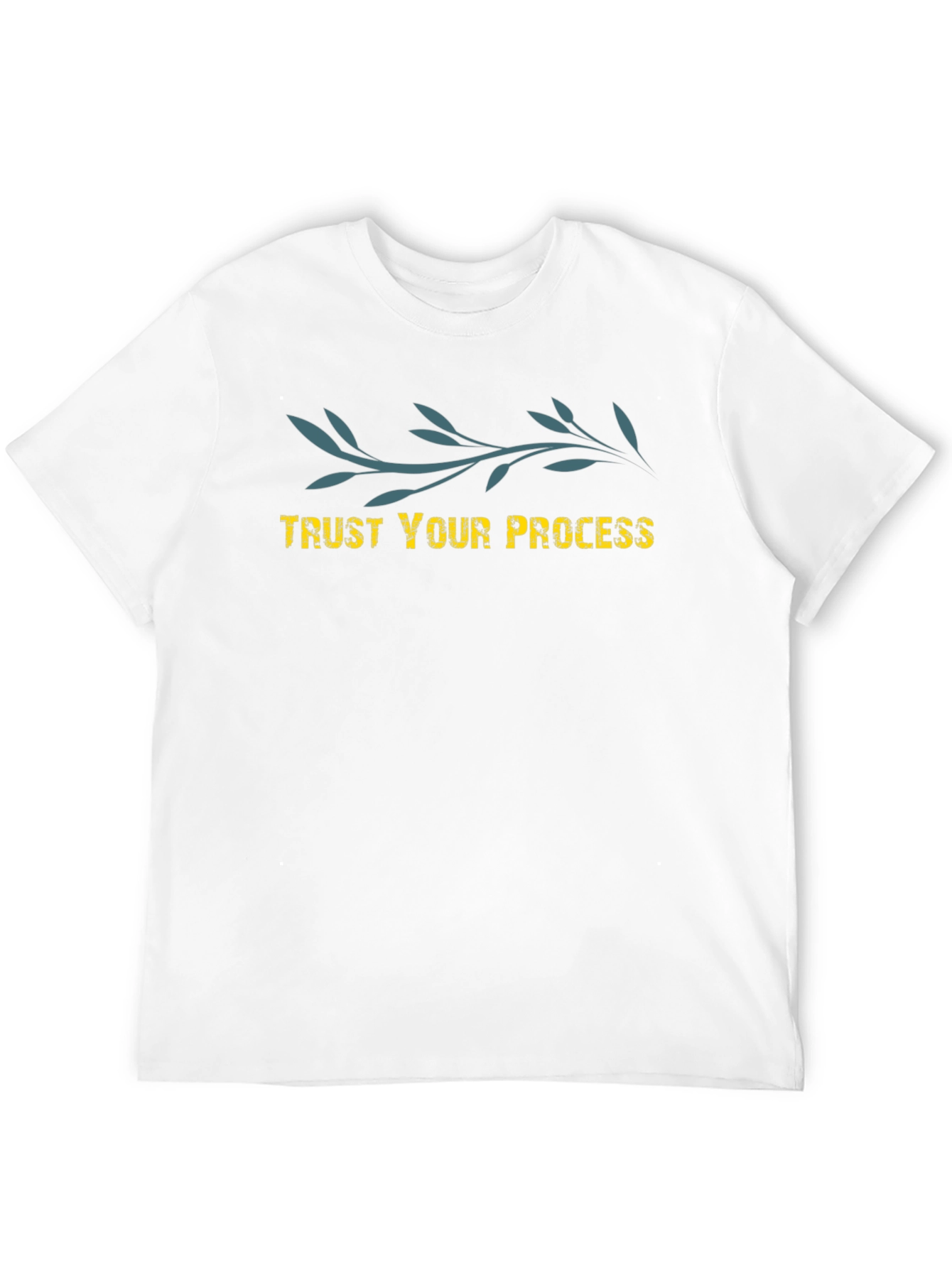 Black Trust Your Process Graphic Tee - Soft Cotton Black T-Shirt view 12