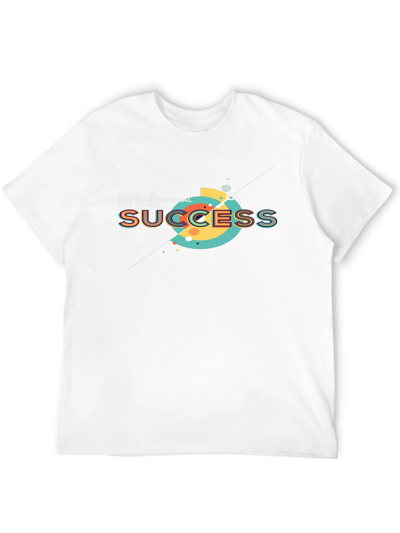 Black Success Graphic Tee - Action is Key! view 12