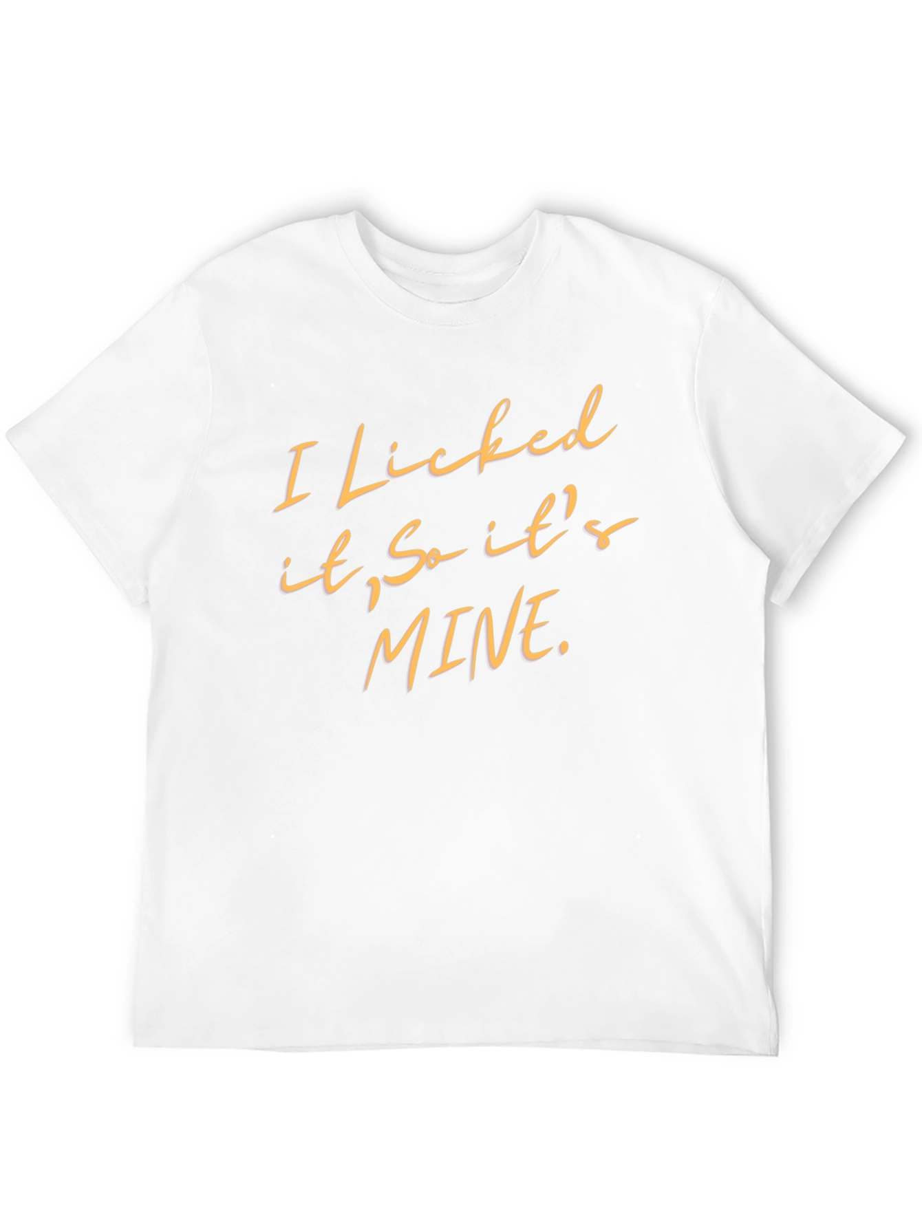 Black Funny "I Licked It, So It's Mine" Graphic Tee view 12