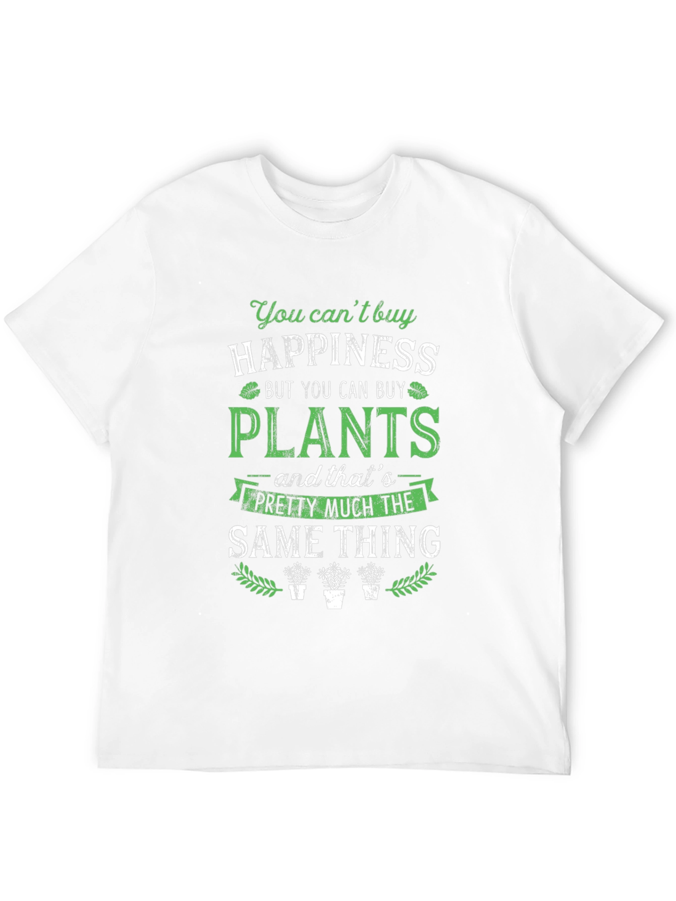 Black Happiness is Plants Graphic Tee view 12